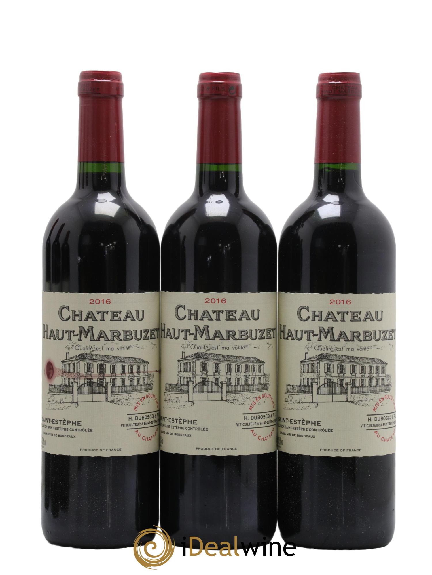 Château Haut Marbuzet 2016 - Lot de 6 bouteilles - 2
