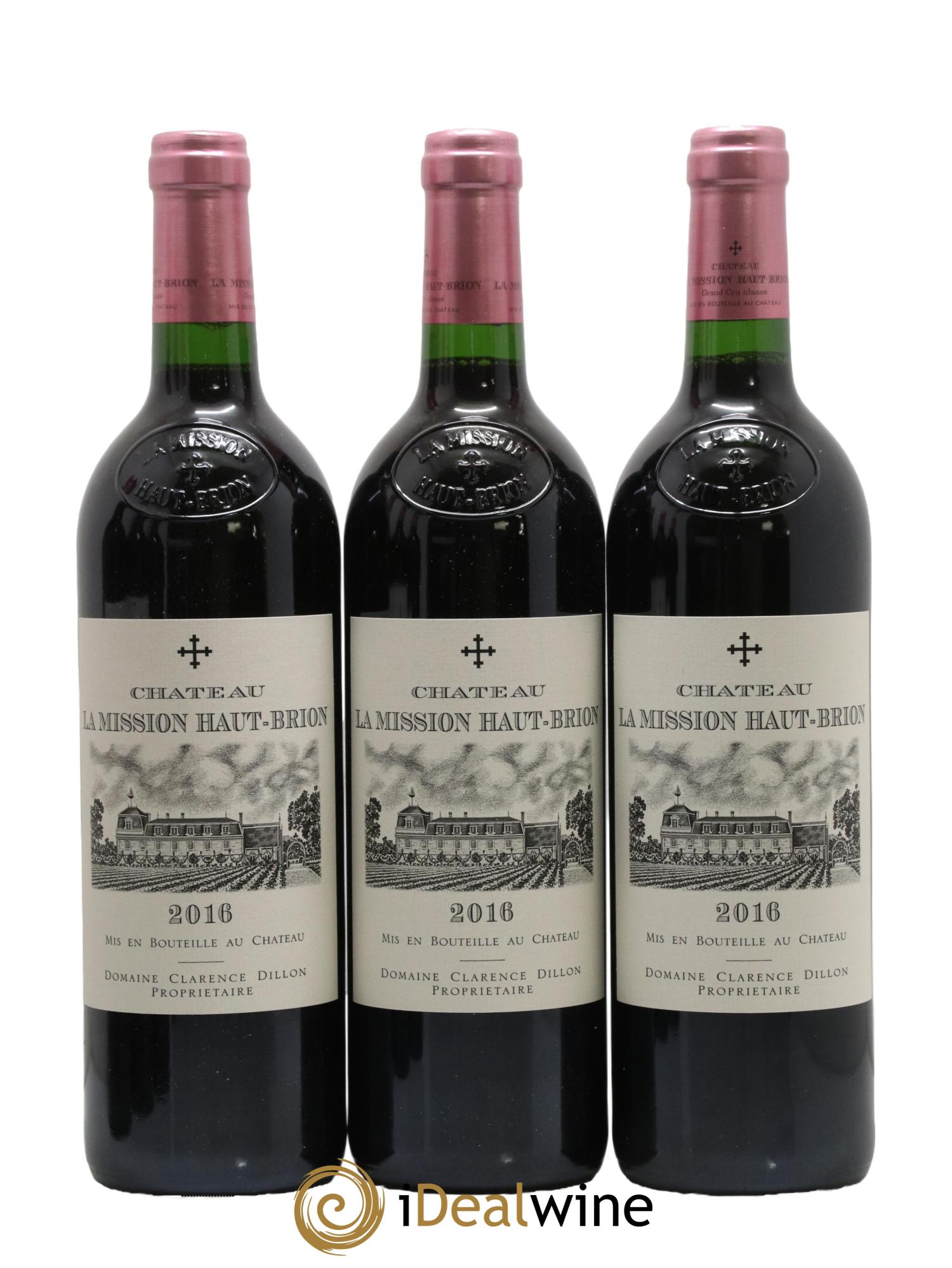 Château la Mission Haut-Brion Cru Classé de Graves 2016 - Lot of 6 bottles - 1