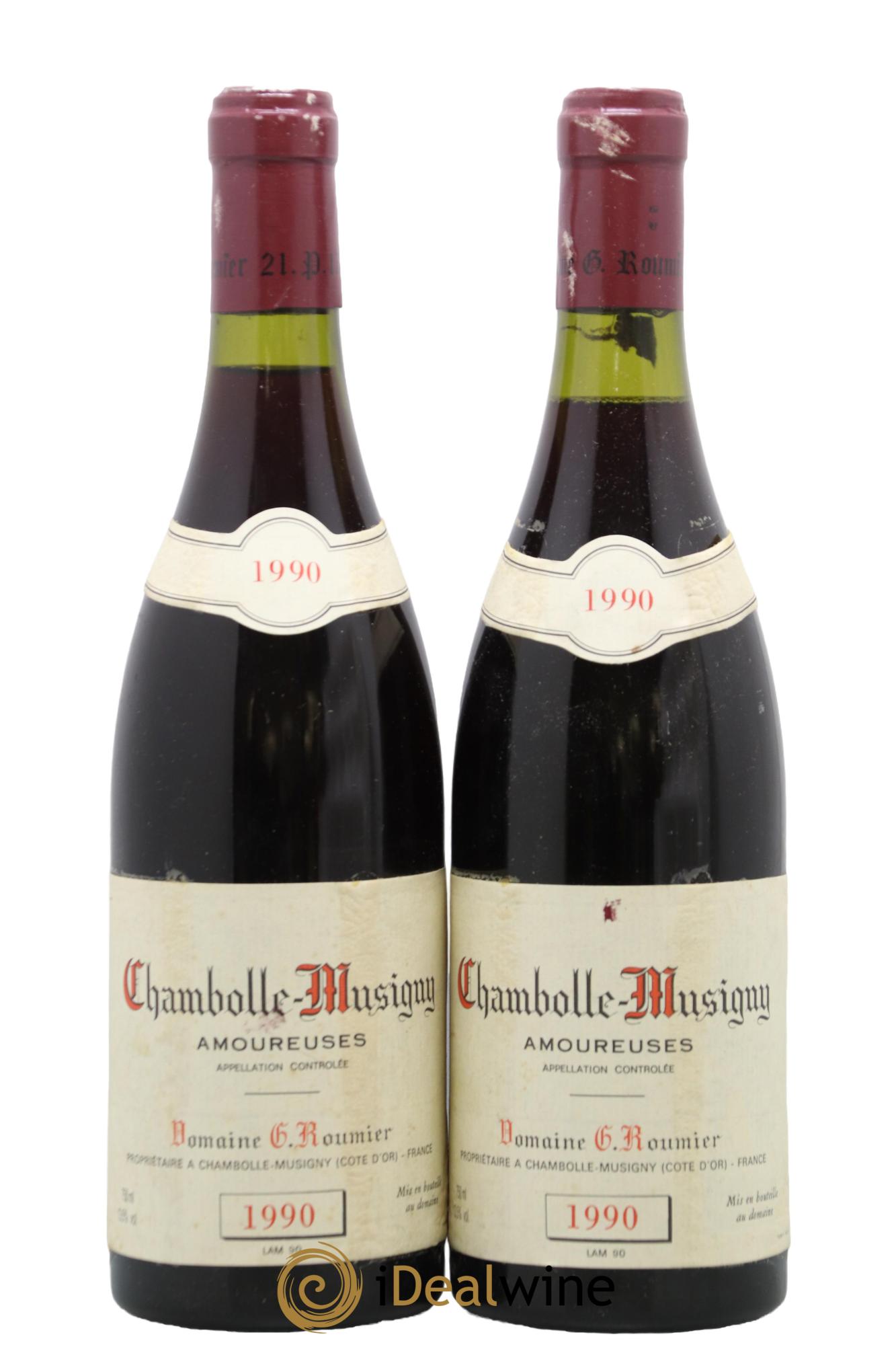 Chambolle-Musigny 1er Cru Les Amoureuses Georges Roumier (Domaine) 1990 - Lot de 2 bouteilles - 0