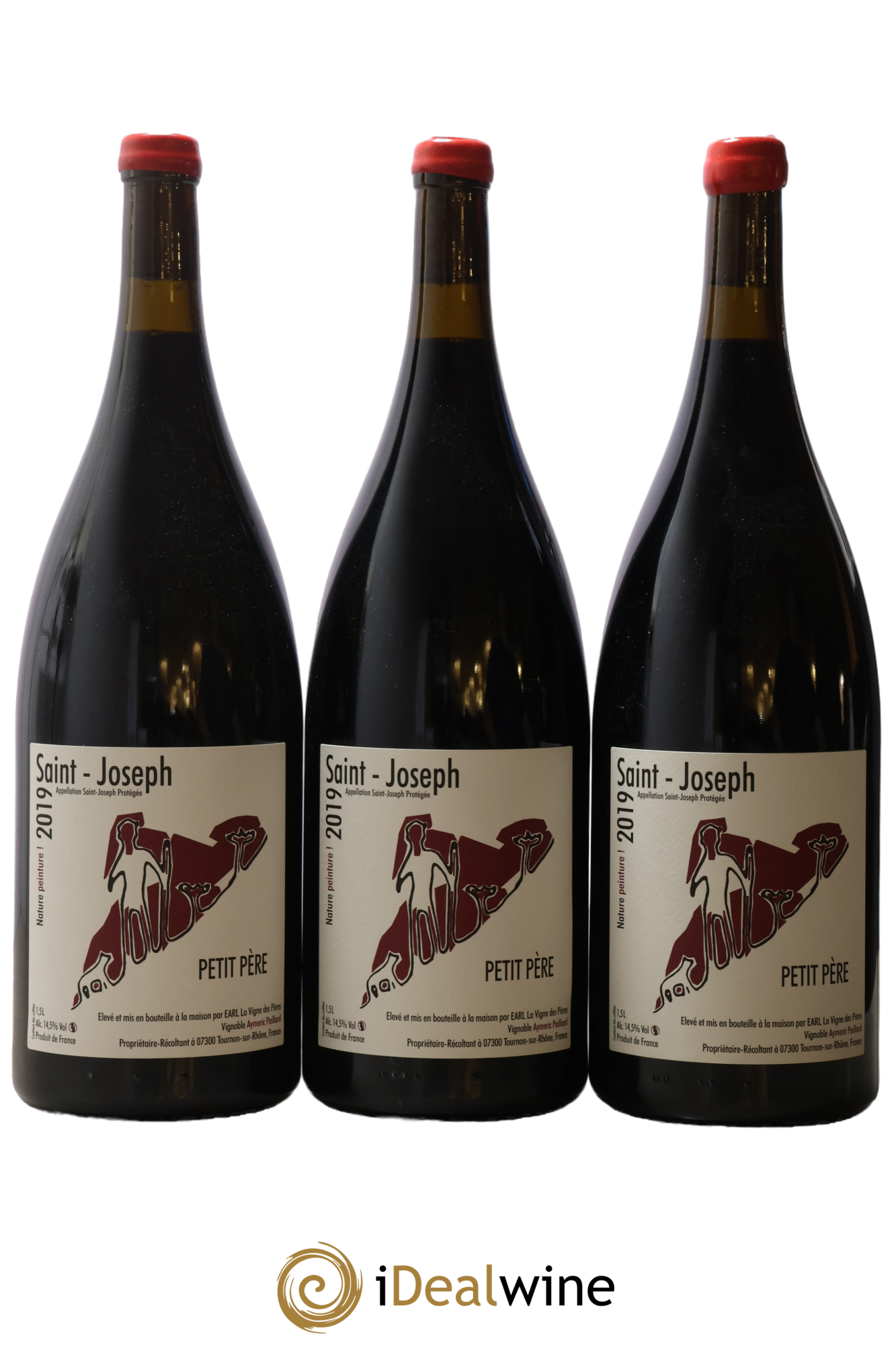 Saint-Joseph Petit Pere La Vigne Des Peres 2019 - Posten von 3 Magnum - 0
