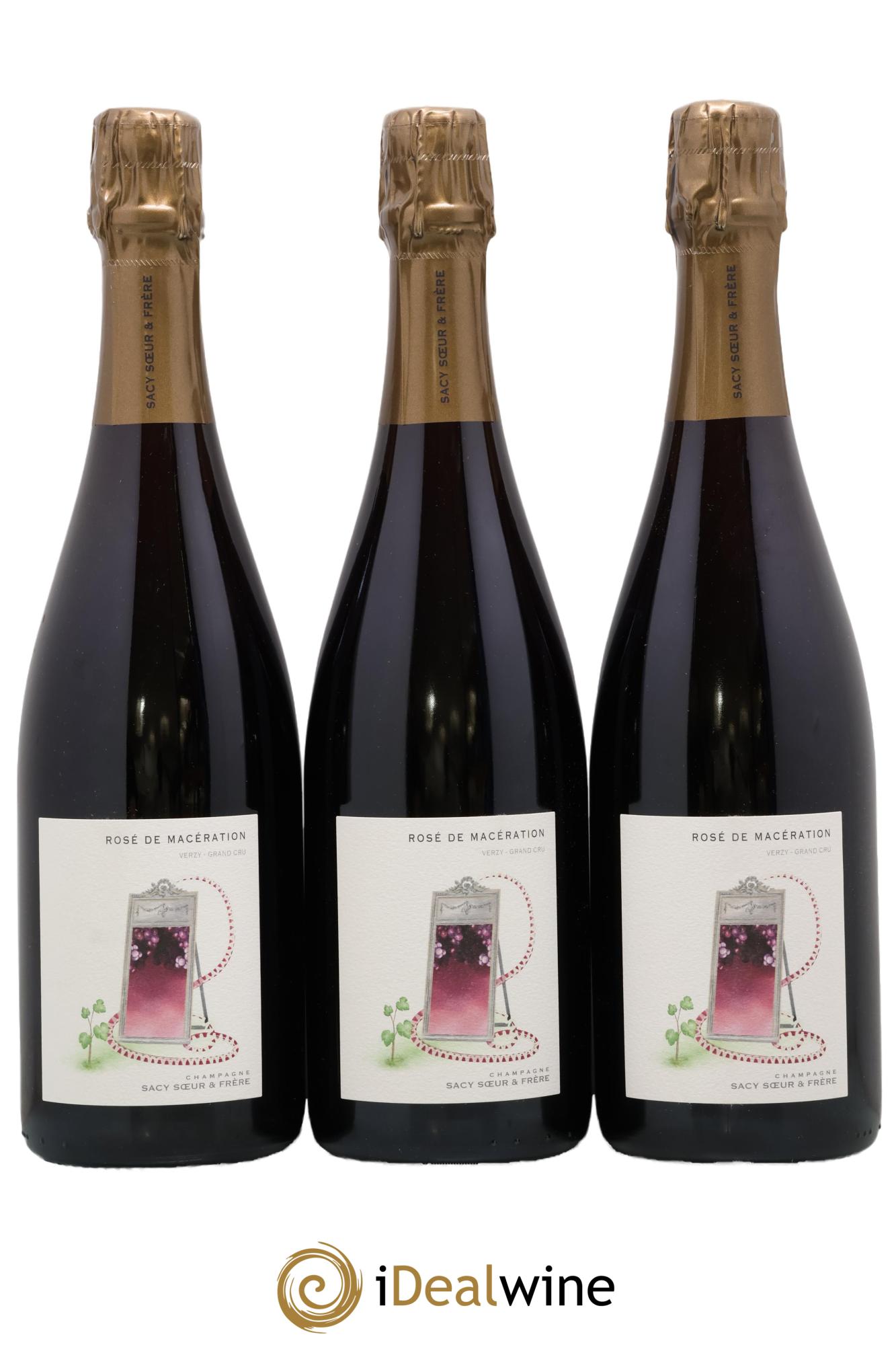 Champagne - Rose de Maceration Domaine Sacy Sœur et Frere 2020 - Lot de 3 bouteilles - 0