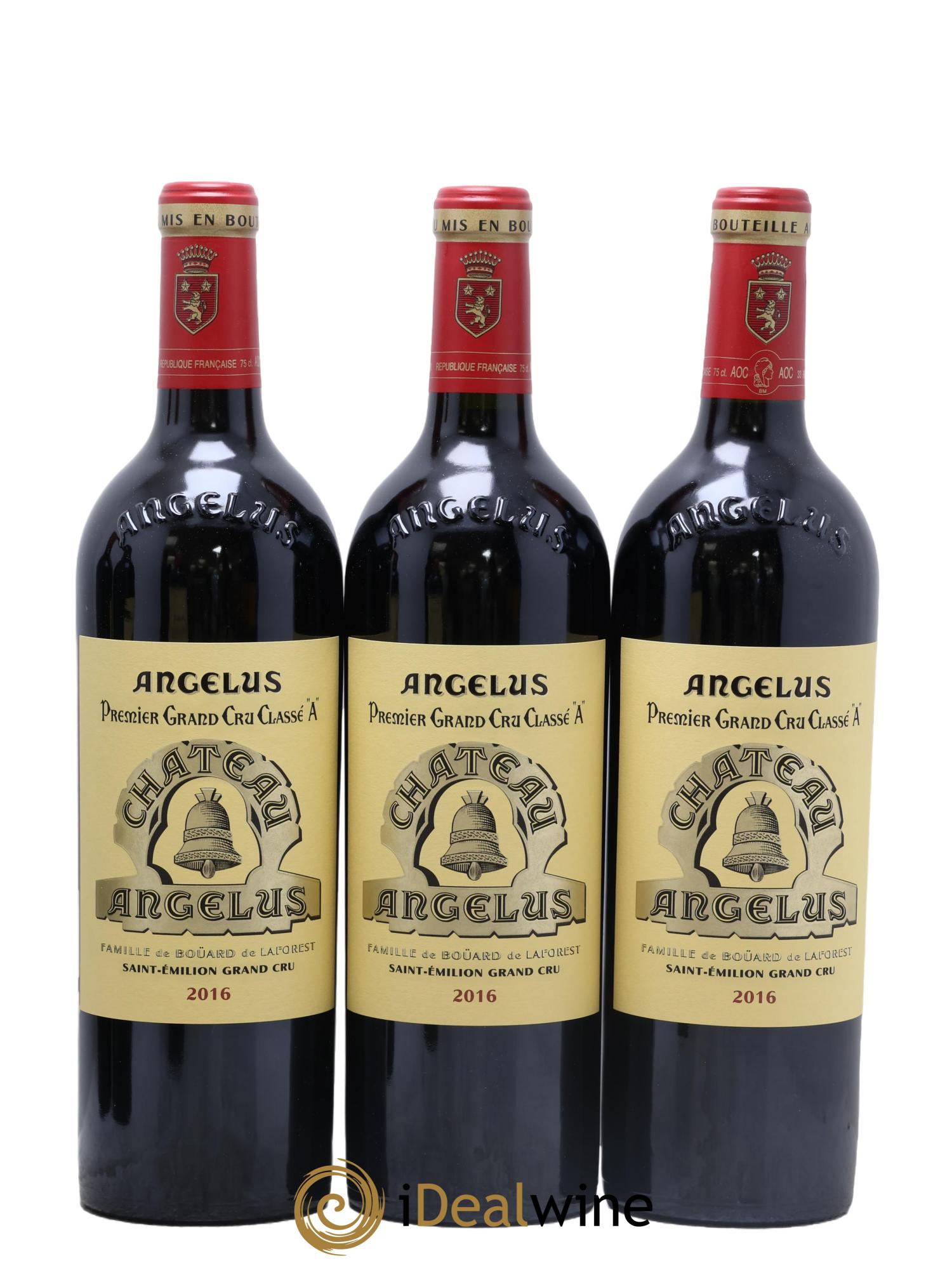 Château Angélus 1er Grand Cru Classé A 2016 - Lotto di 6 bottiglie - 1