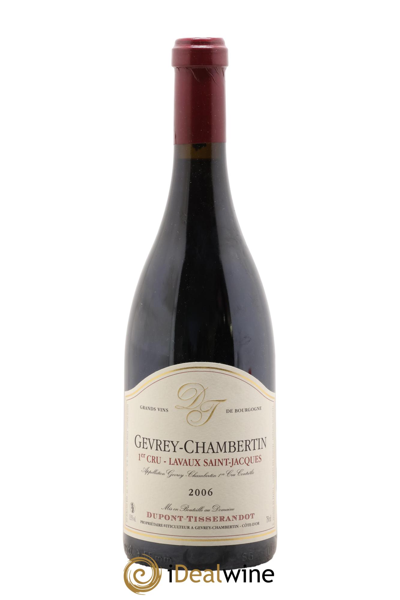 Gevrey-Chambertin 1er Cru Lavaux Saint-Jacques Dupont-Tisserandot (Domaine) 2006 - Lot de 1 bouteille - 0