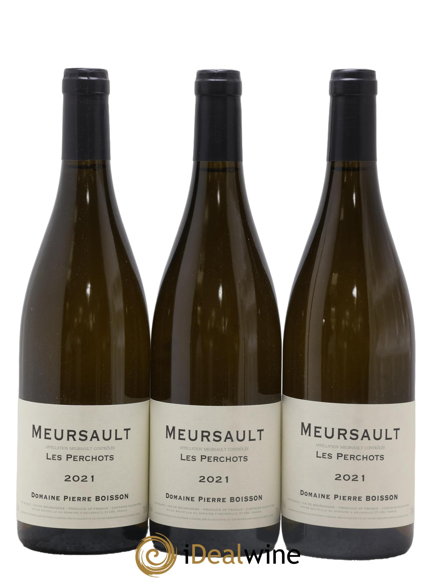 Meursault Les Perchots Pierre Boisson (Domaine) 2021 - Lotto di 3 bottiglie - 0