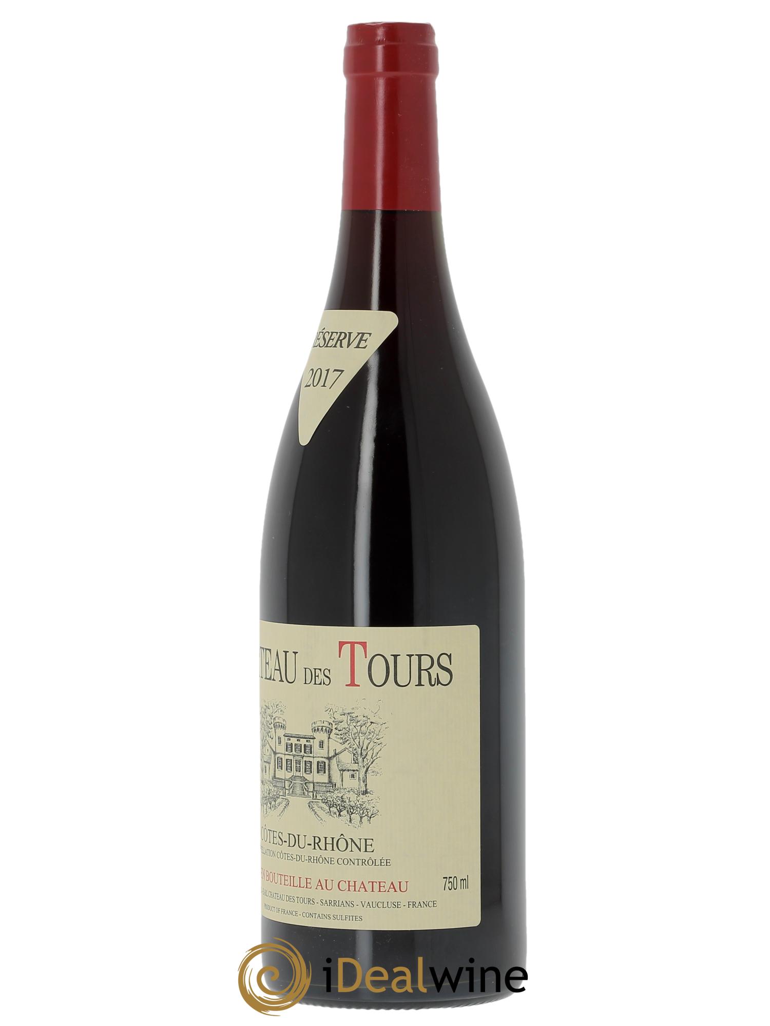 Côtes-du-Rhône Château des Tours Emmanuel Reynaud 2017 - Lot of 1 bottle - 1