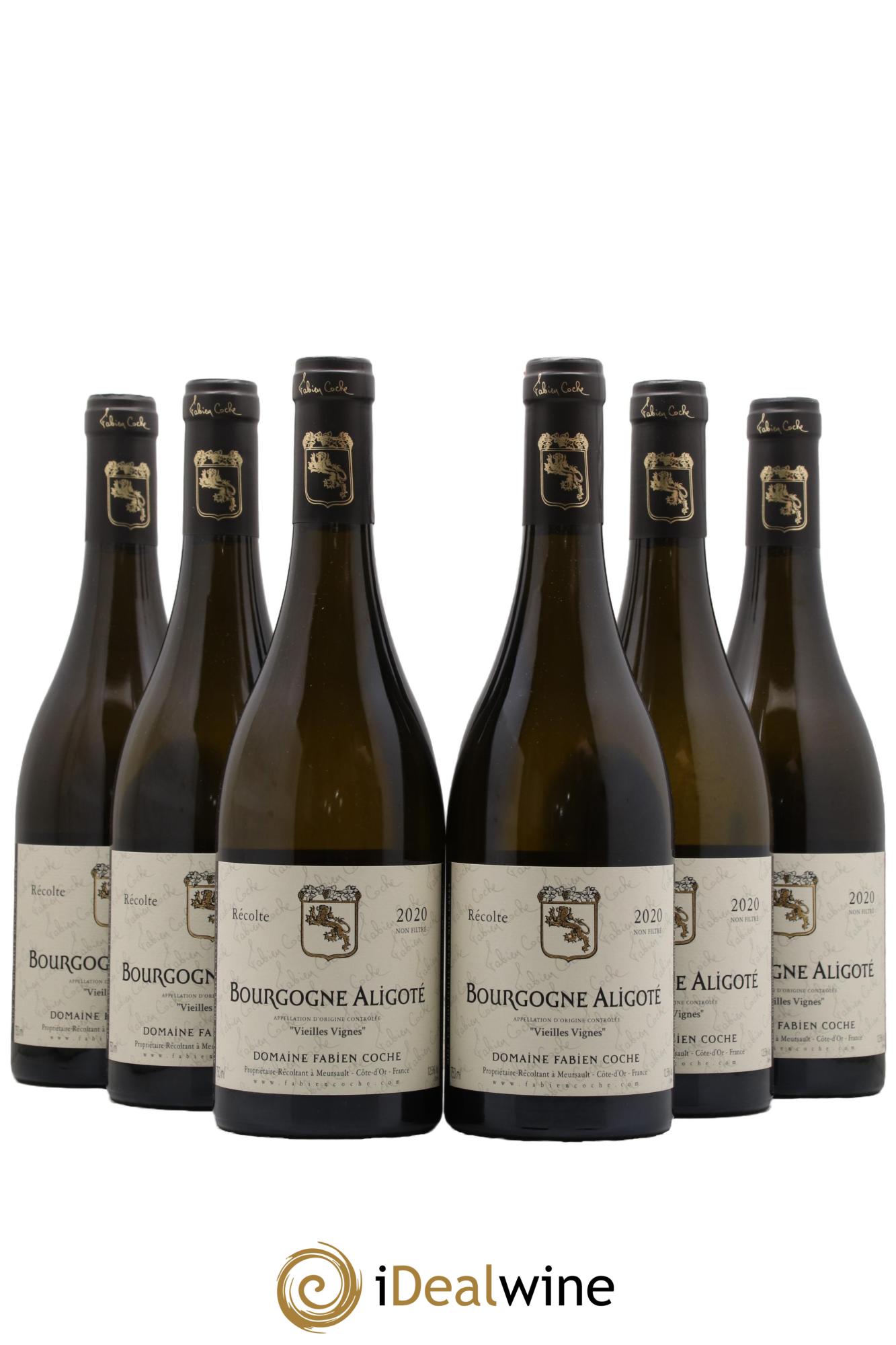 Bourgogne Aligoté Vieilles Vignes Domaine Fabien Coche 2020 - Lot de 6 bouteilles - 0