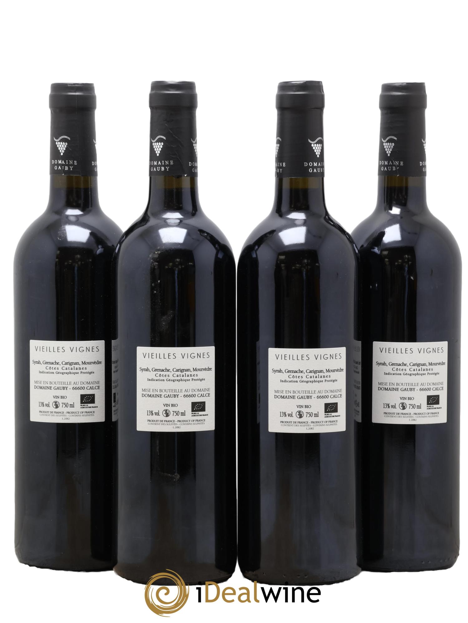 Côtes Catalanes Vieilles Vignes Gauby (Domaine) 2020 - Lot de 4 bouteilles - 1
