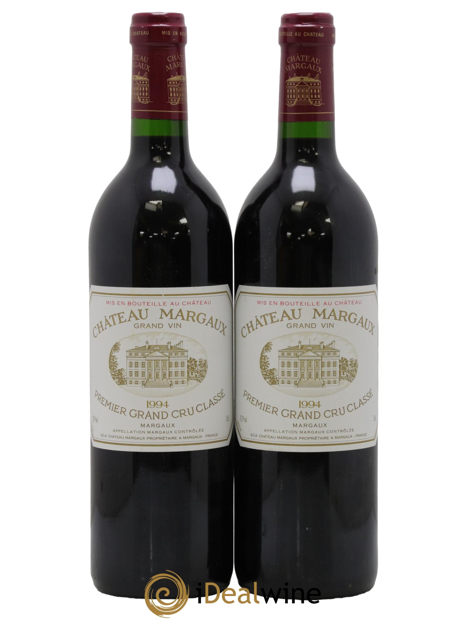 Château Margaux 1er Grand Cru Classé  1994 - Lot de 2 bouteilles - 0