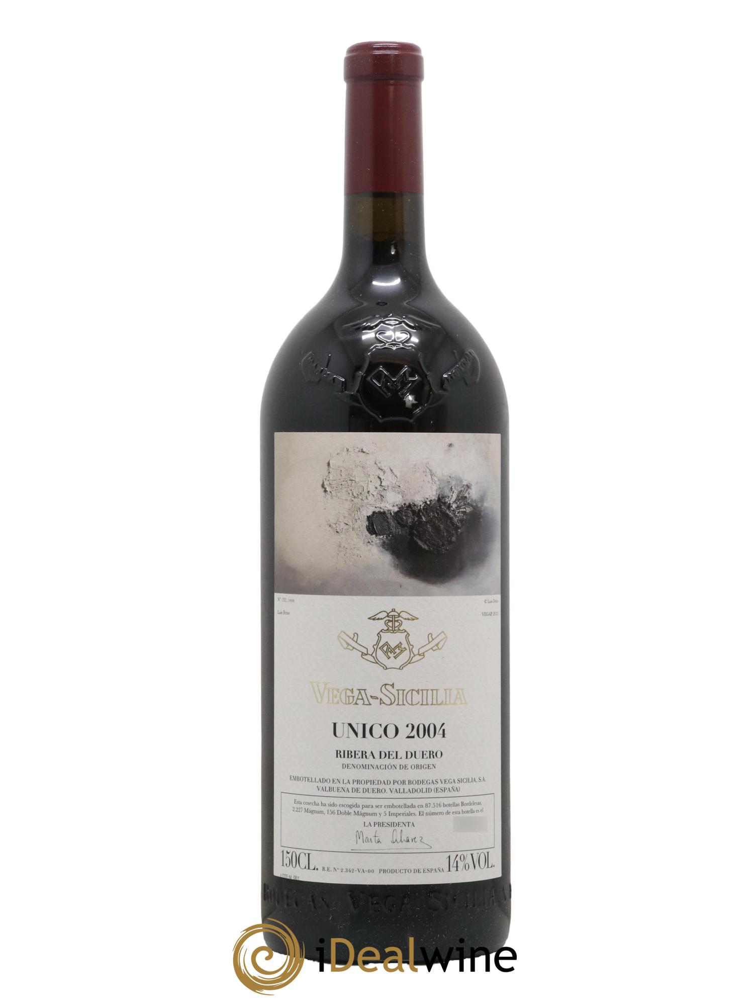 Ribera Del Duero DO Vega Sicilia Unico Famille Alvarez 2004 - Lot de 1 magnum - 0