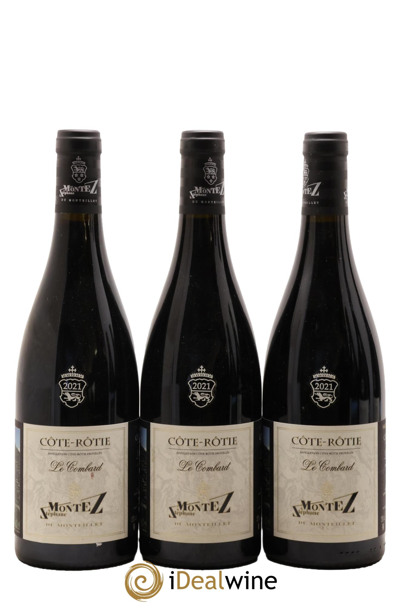 Côte-Rôtie Le Combard Domaine du Monteillet 2021 - Lot de 3 bouteilles - 0