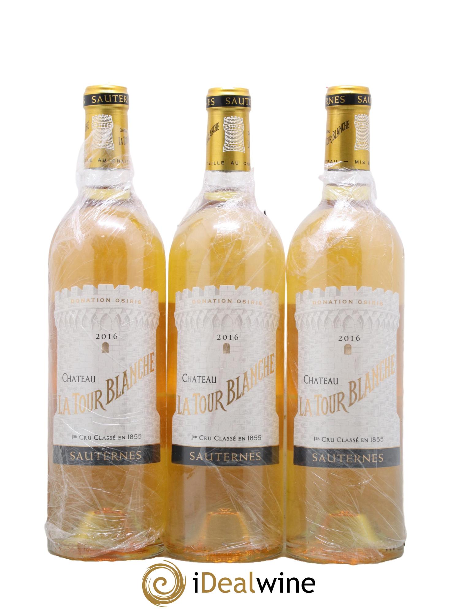 Château la Tour Blanche 1er Grand Cru Classé 2016 - Lotto di 3 bottiglie - 0