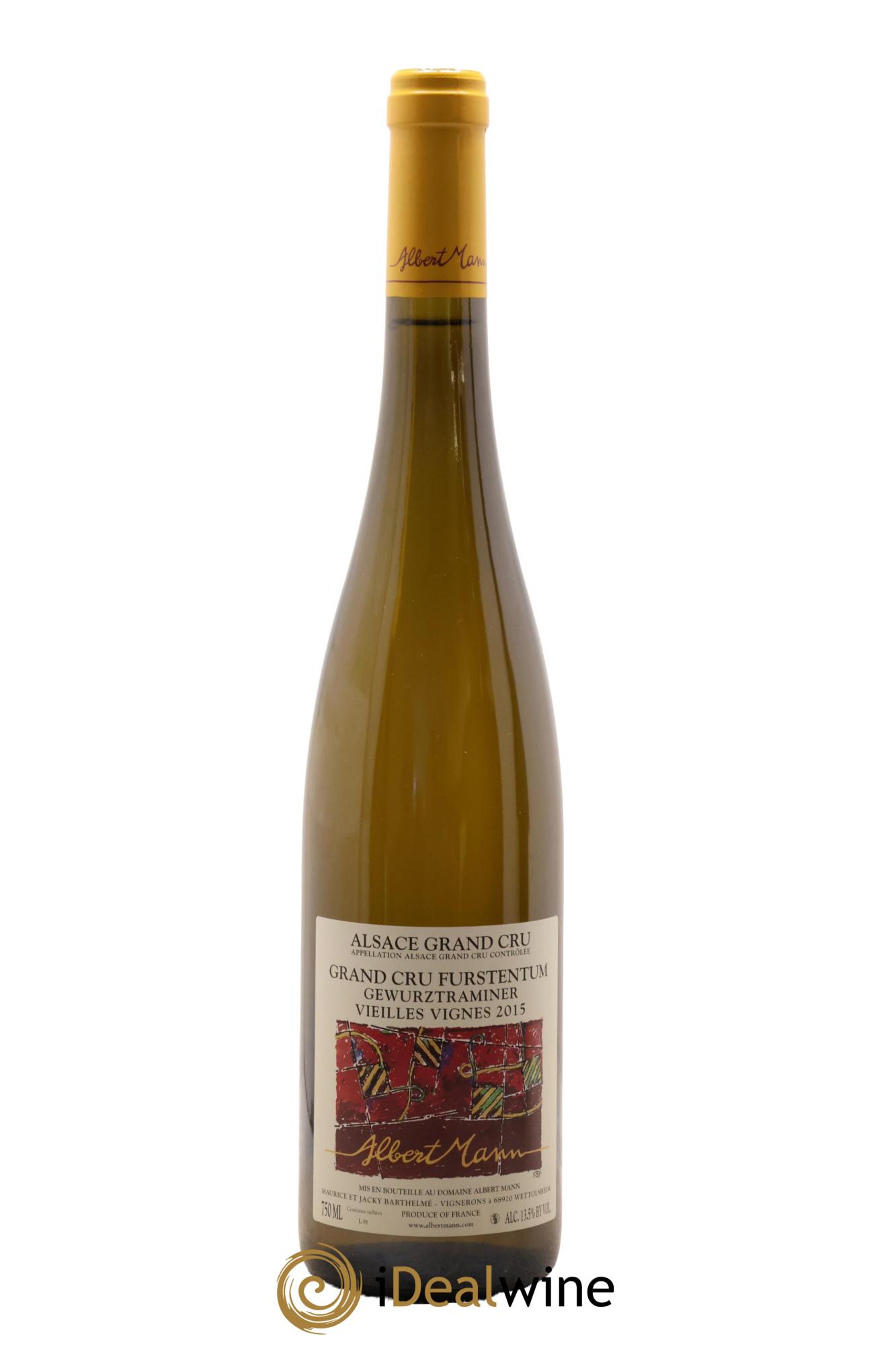 Alsace Gewurztraminer Grand Cru Furstentum Vieilles Vignes Albert Mann 2015 - Lot of 1 bottle - 0