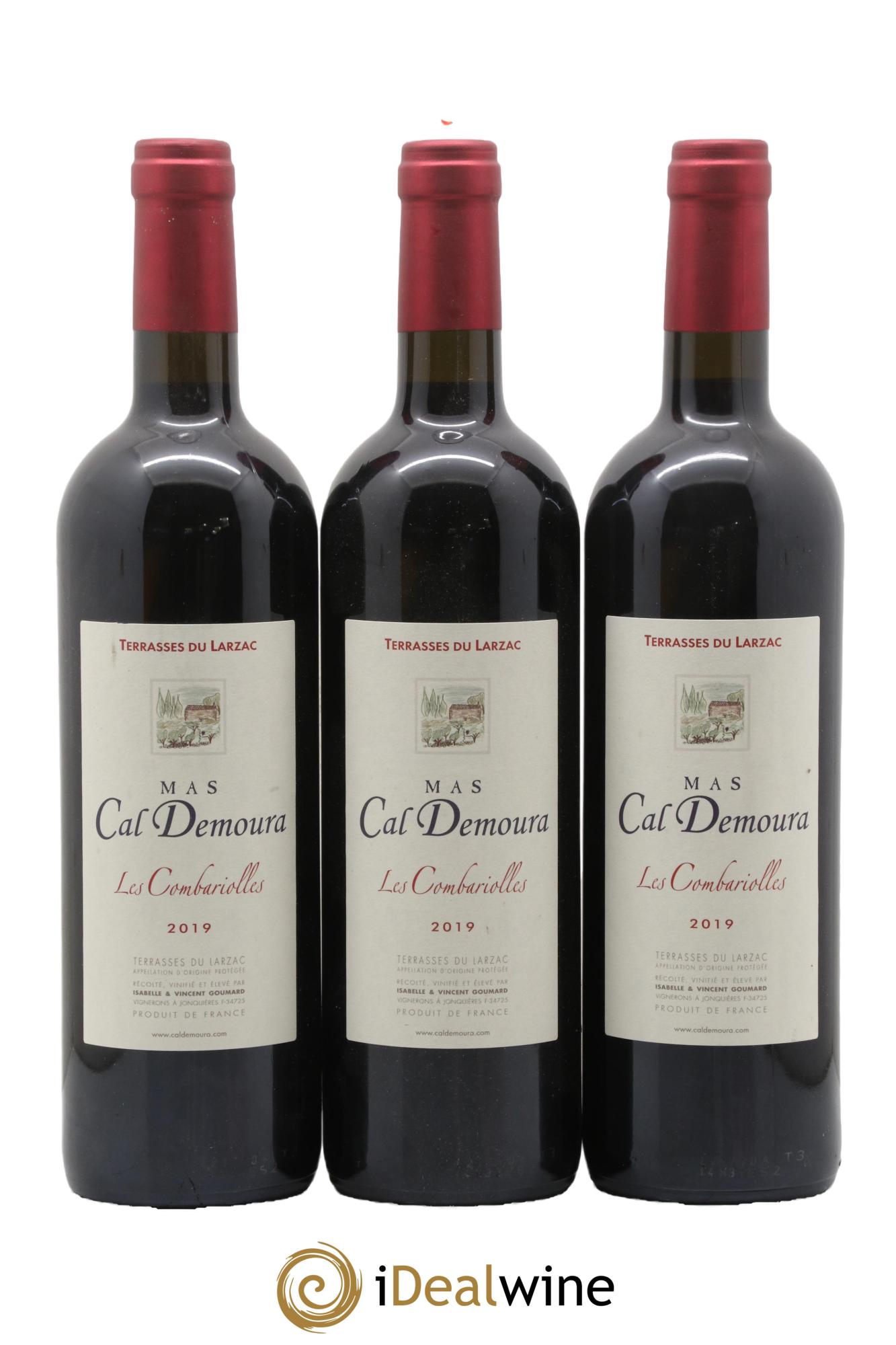 Terrasses du Larzac Les Combariolles Mas Cal Demoura 2019 - Lot de 3 bouteilles - 0