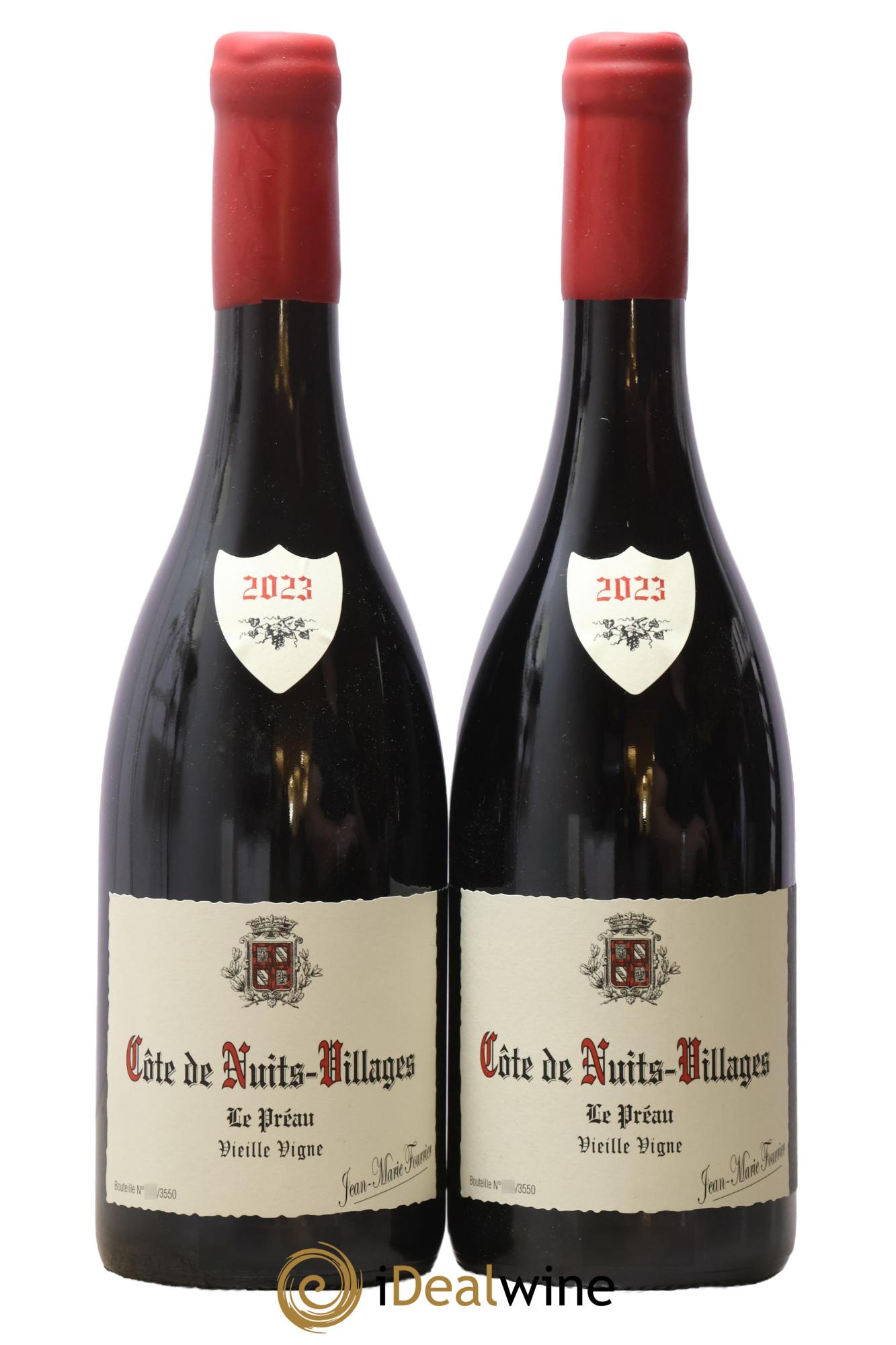 Côte de Nuits-Villages Le Préau Vieille Vigne Jean-Marie Fourrier 2023 - Lotto di 2 bottiglie - 0