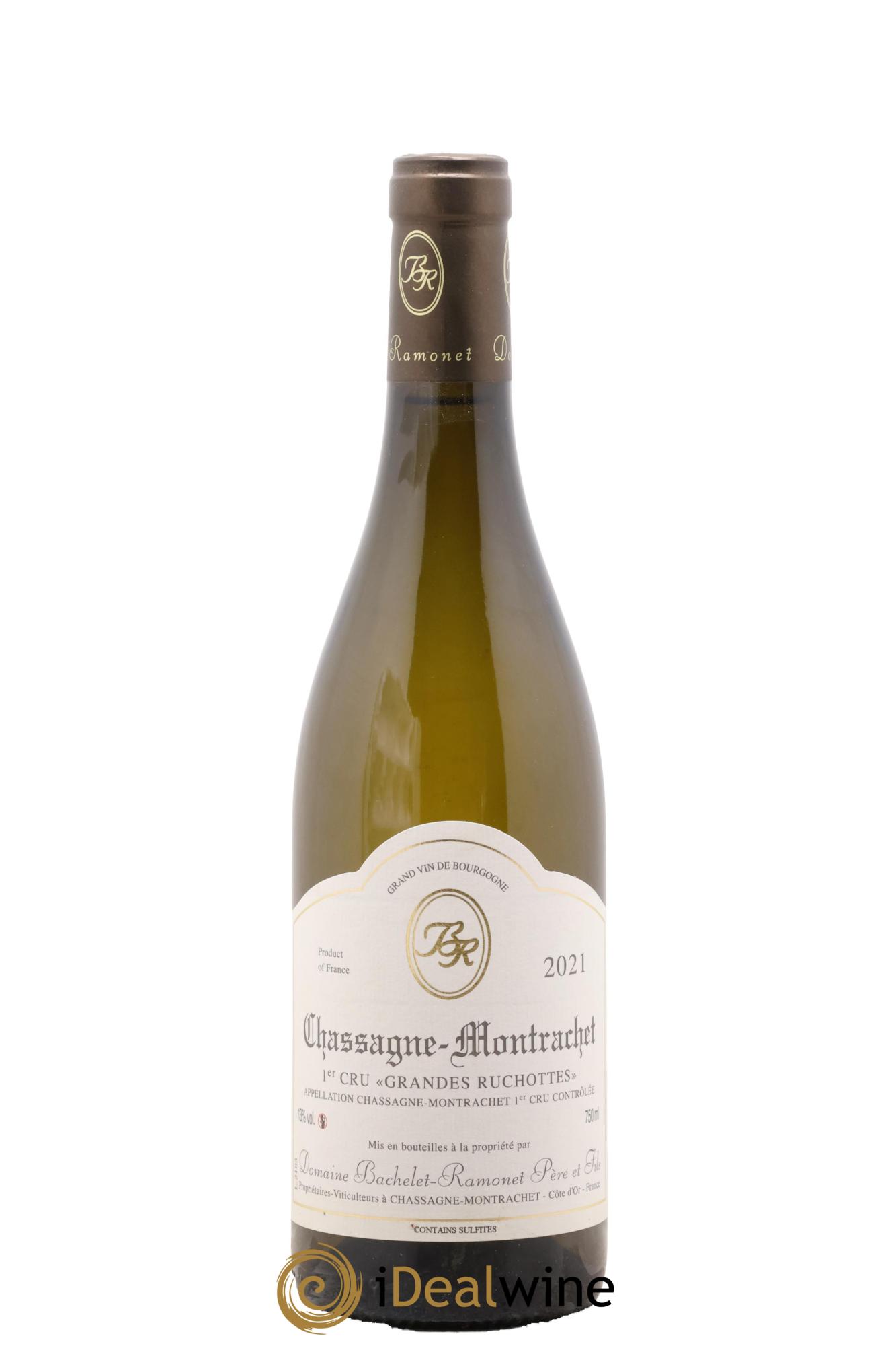 Chassagne-Montrachet 1er Cru Les Grandes Ruchottes Bachelet-Ramonet (Domaine) 2021 - Lot of 1 bottle - 0