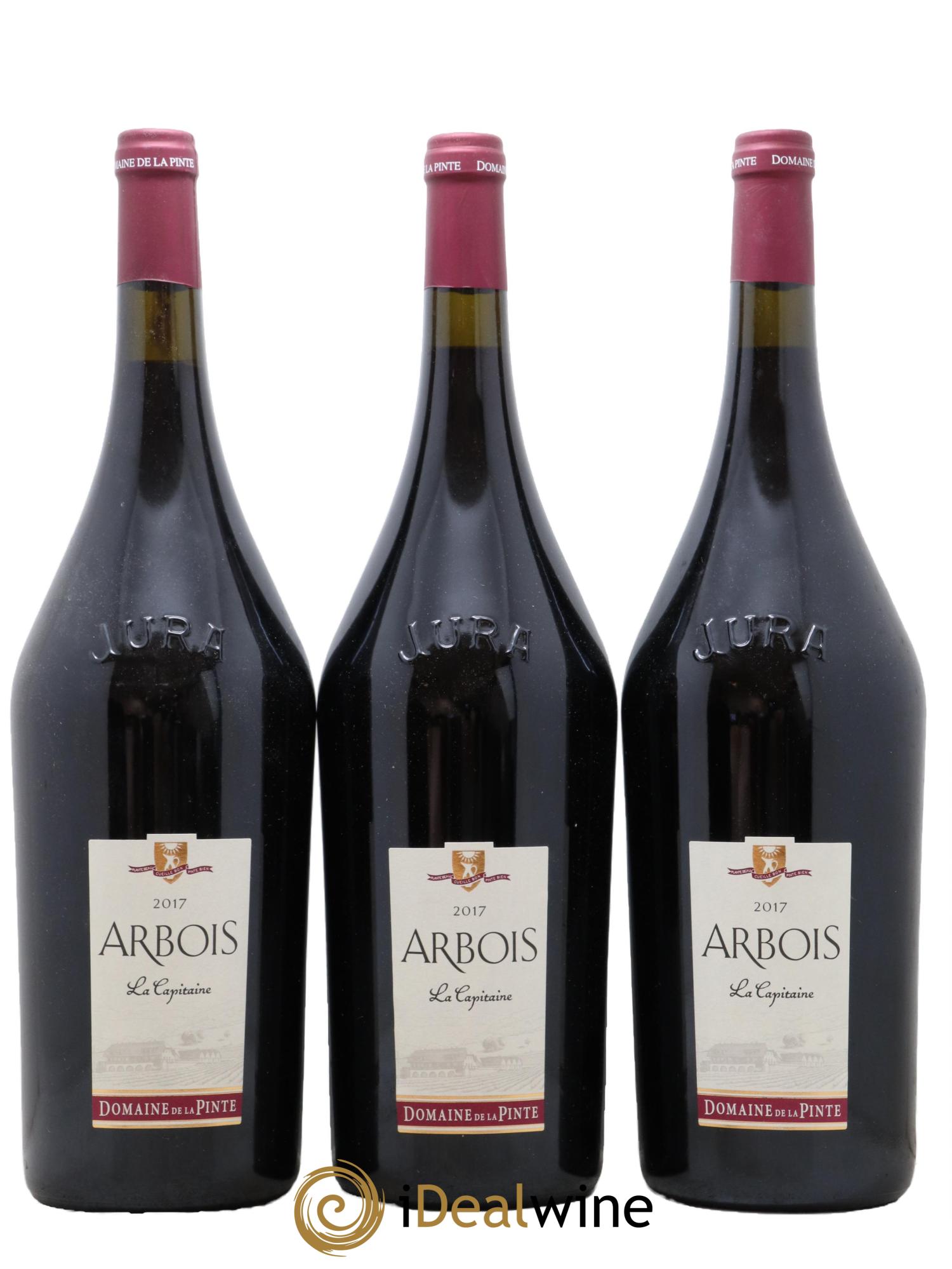 Arbois La Capitaine Domaine de la Pinte 2017 - Lot de 3 magnums - 0