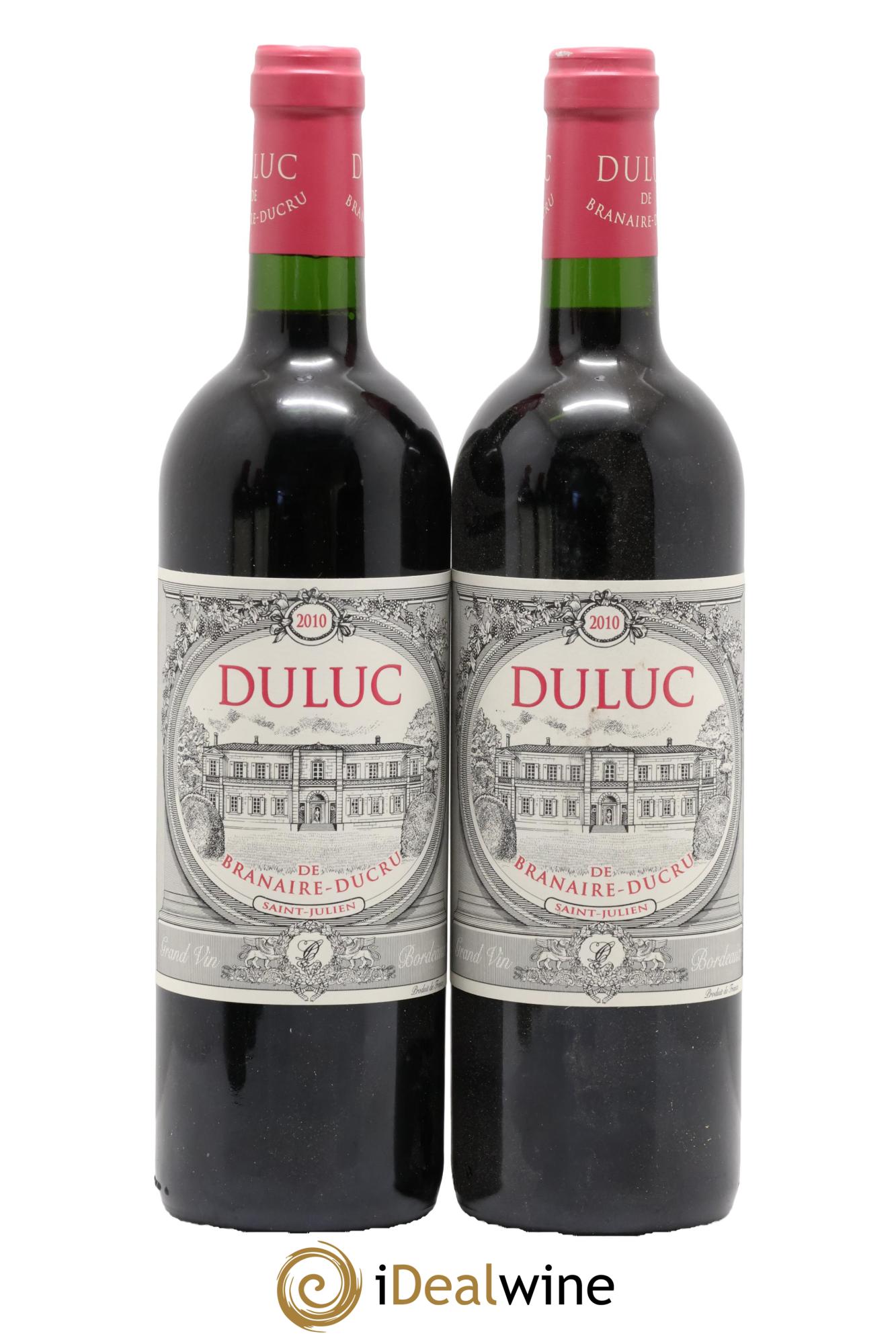 Duluc de Branaire Second Vin 2010 - Lot de 2 bouteilles - 0