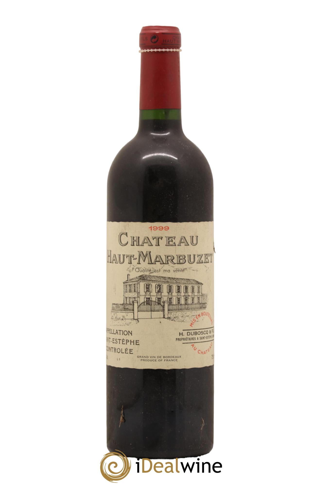Château Haut Marbuzet 1999 - Lot de 1 bouteille - 0