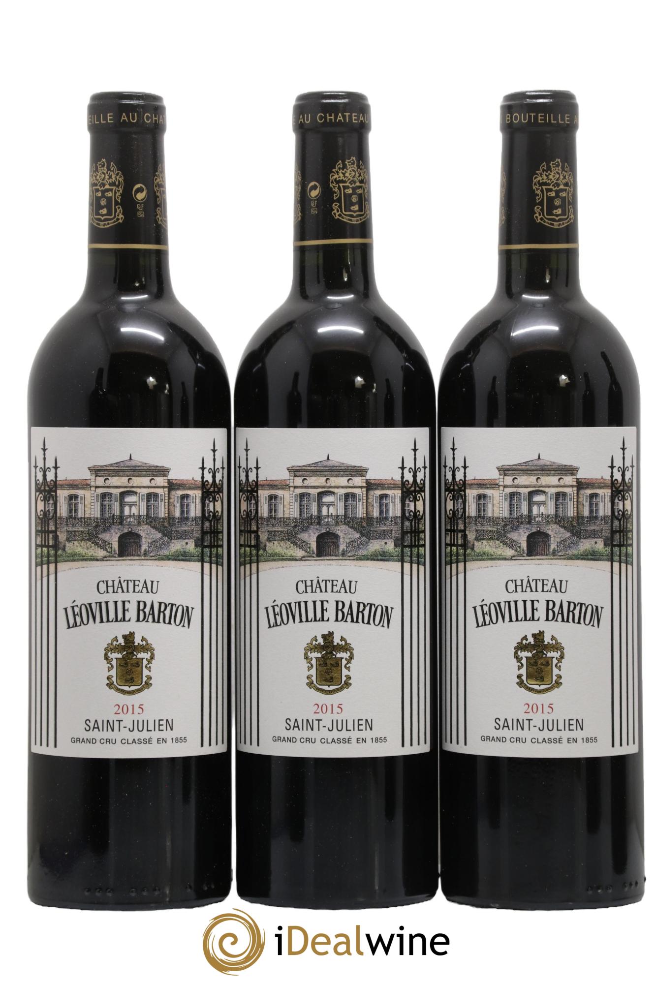 Château Léoville Barton 2ème Grand Cru Classé 2015 - Lot de 6 bouteilles - 1