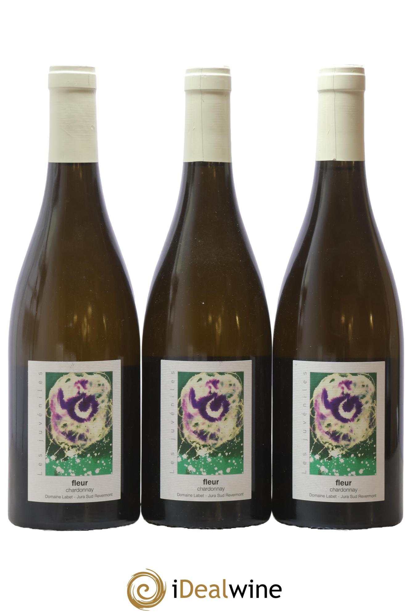 Côtes du Jura Chardonnay Fleur Romain - Julien - Charline Labet 2019 - Posten von 3 Flaschen - 0