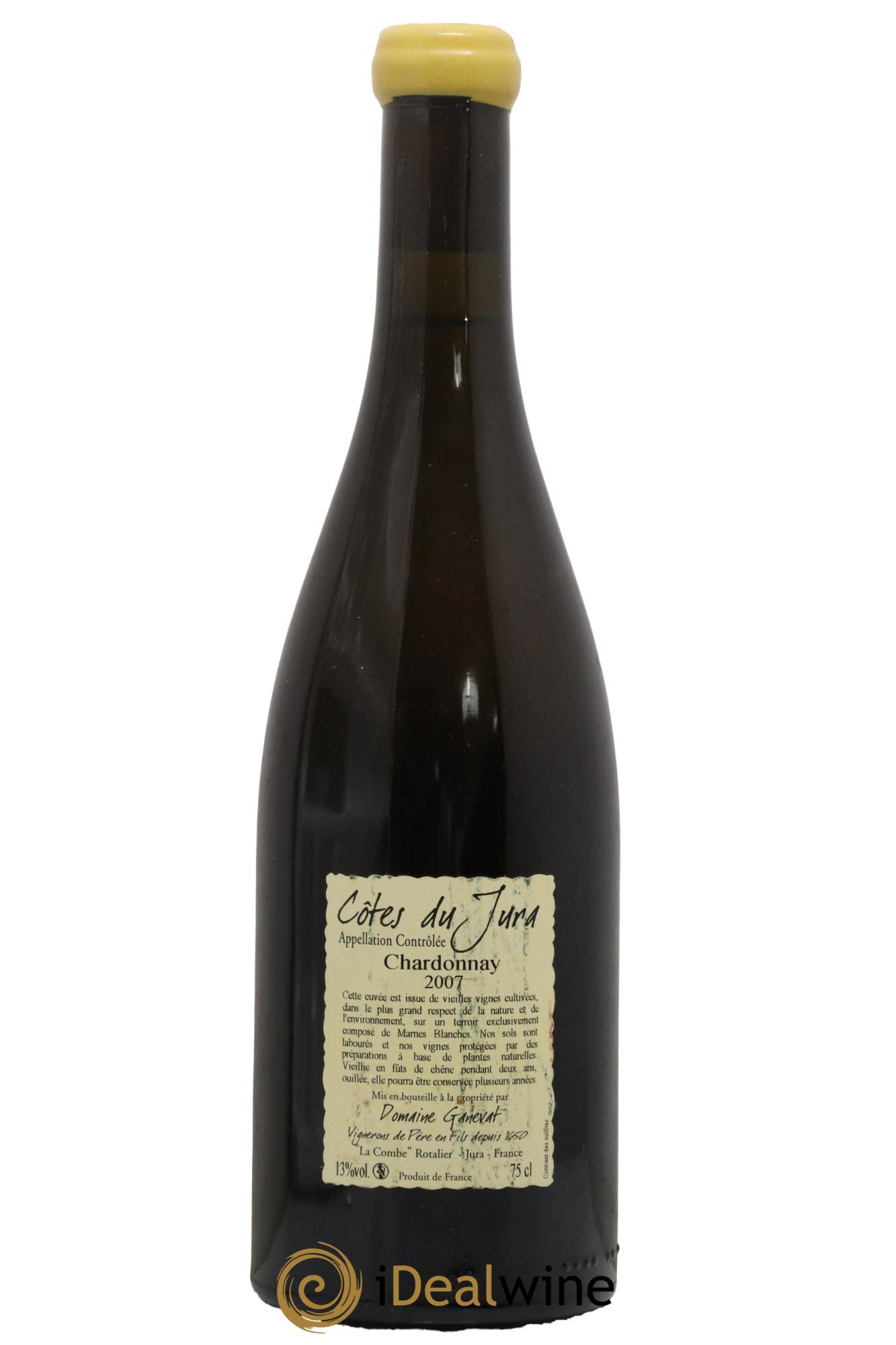 Côtes du Jura Les Grands Teppes Vieilles Vignes Jean-François Ganevat (Domaine) 2007 - Lot de 1 bouteille - 1