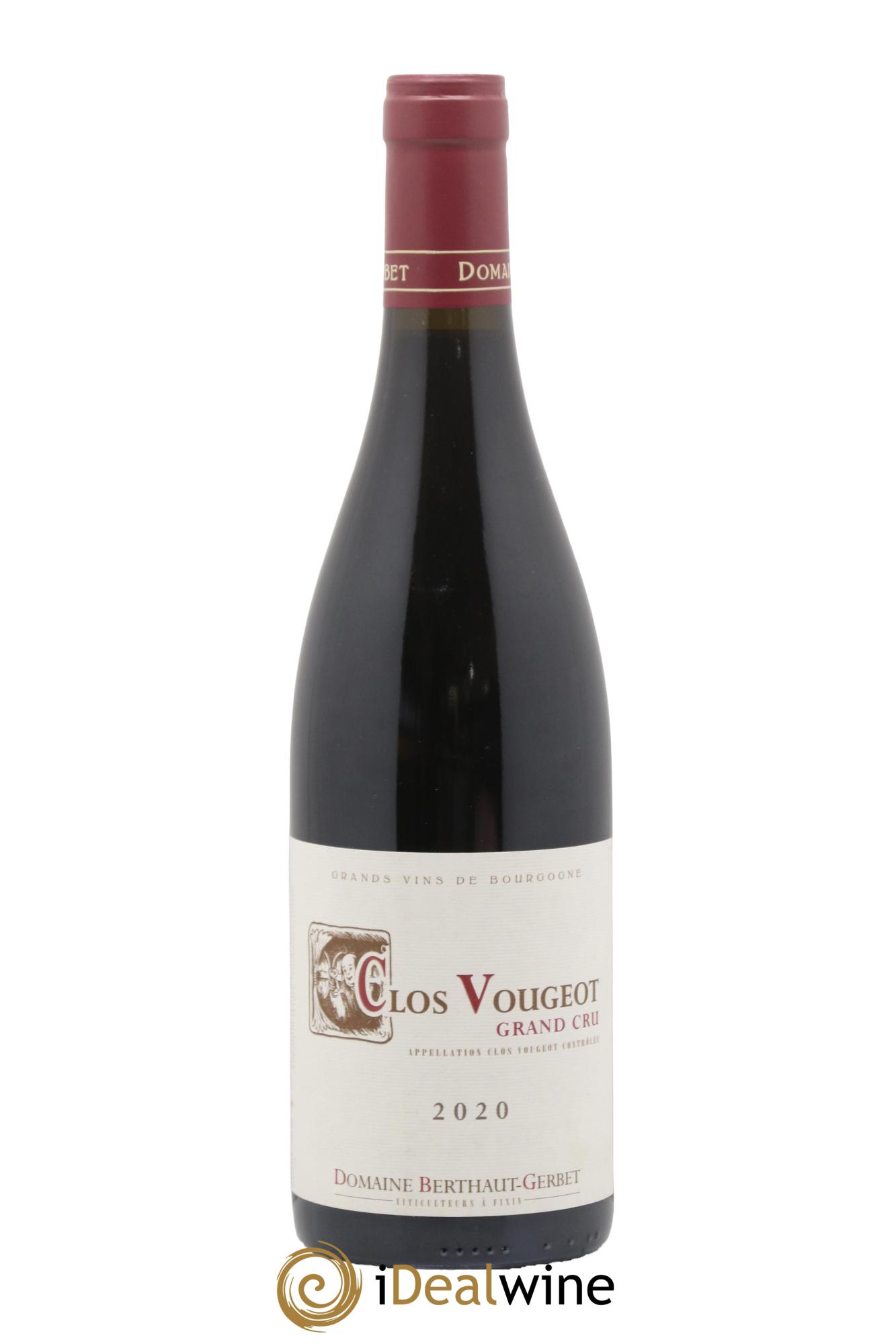 Clos de Vougeot Berthaut Gerbet (Domaine) 2020 - Lotto di 1 bottiglia - 0