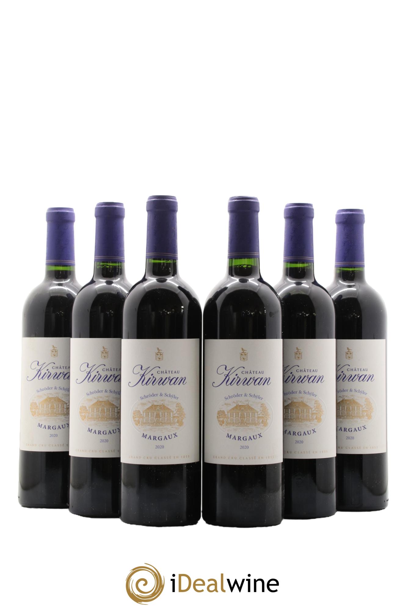 Château Kirwan 3ème Grand Cru Classé 2020 - Lot de 6 bouteilles - 0