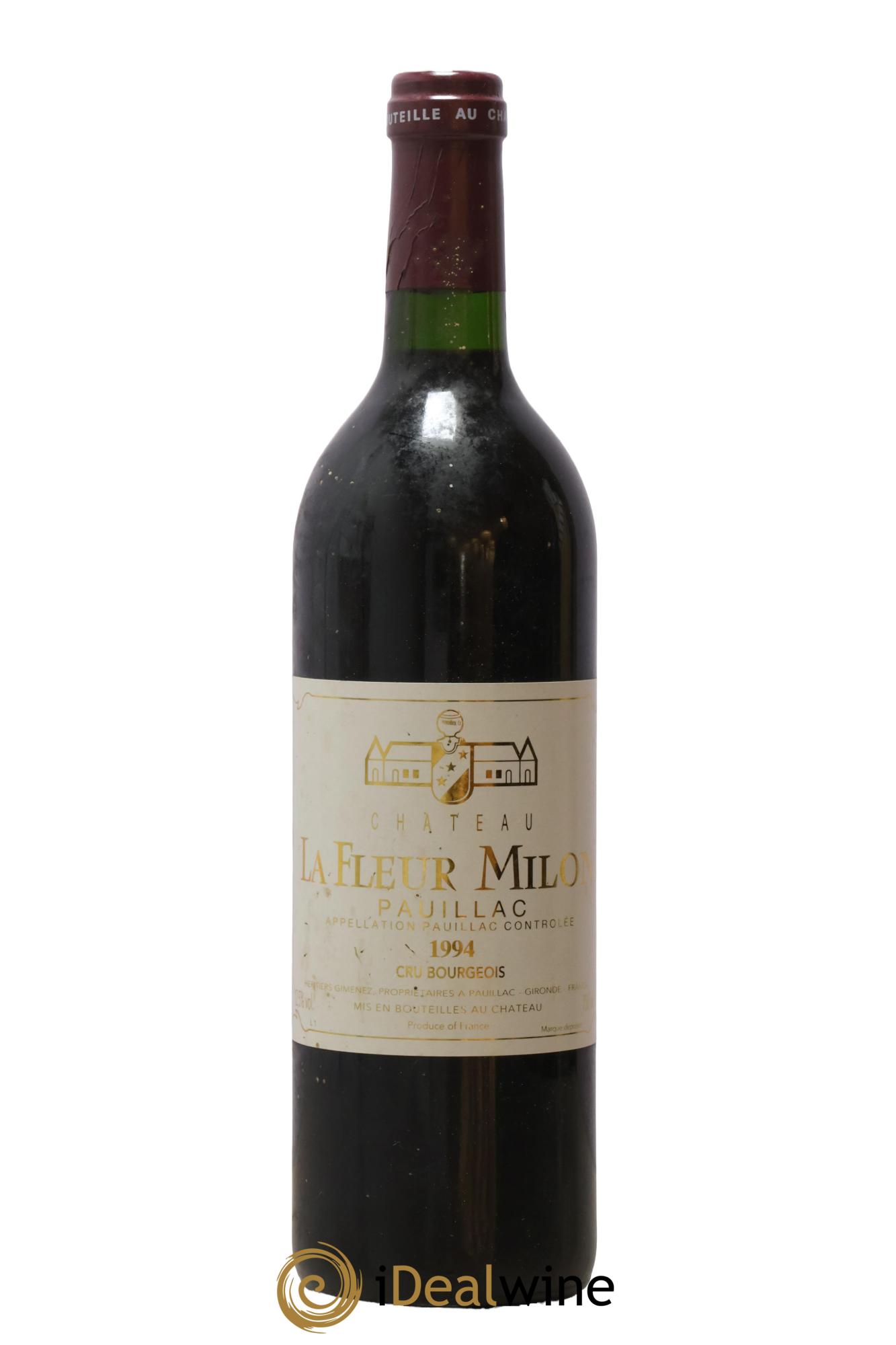 Château la Fleur Milon Cru Bourgeois 1994 - Lot de 1 bouteille - 0