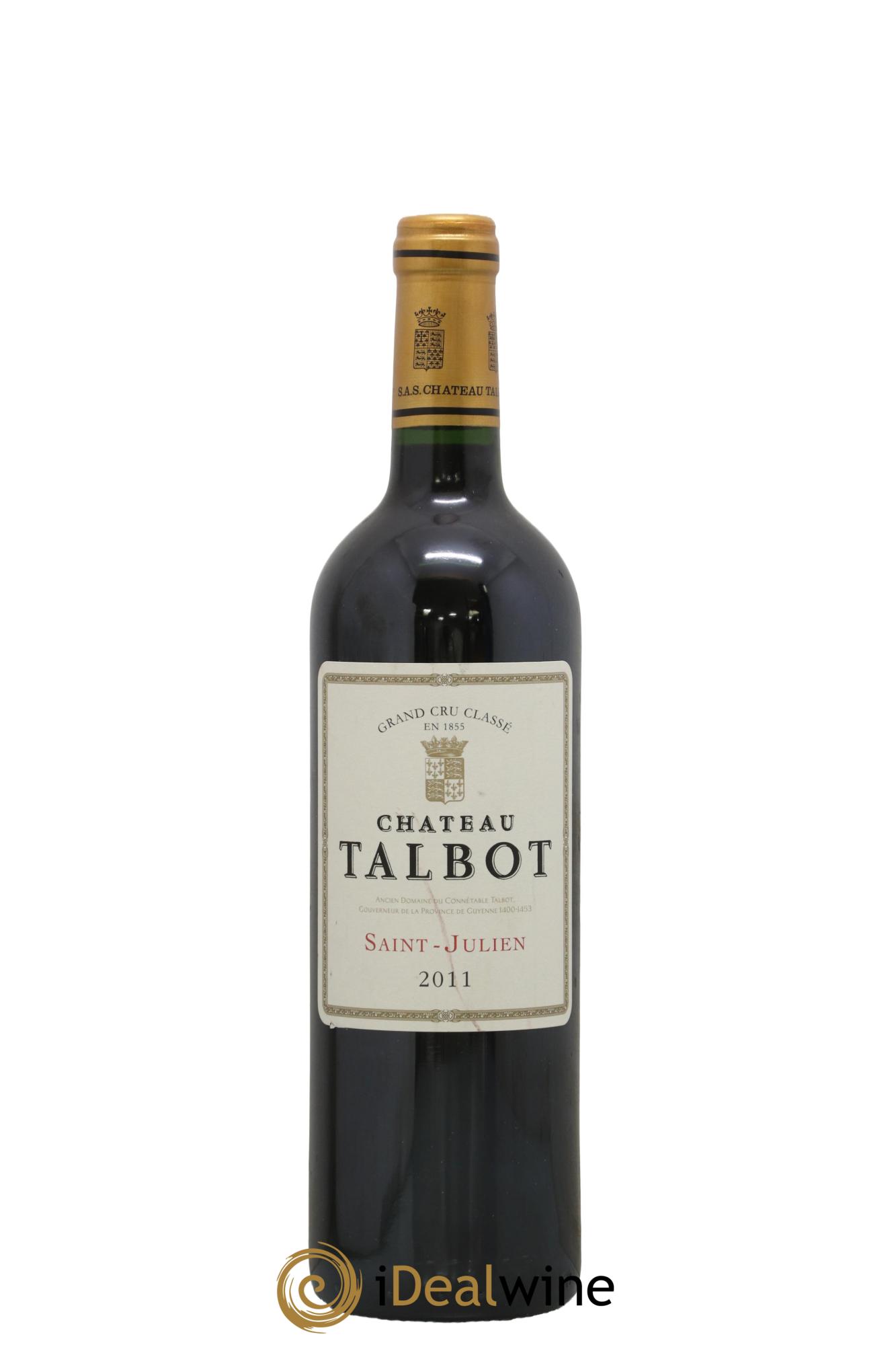 Château Talbot 4ème Grand Cru Classé 2011 - Lot de 1 bouteille - 0