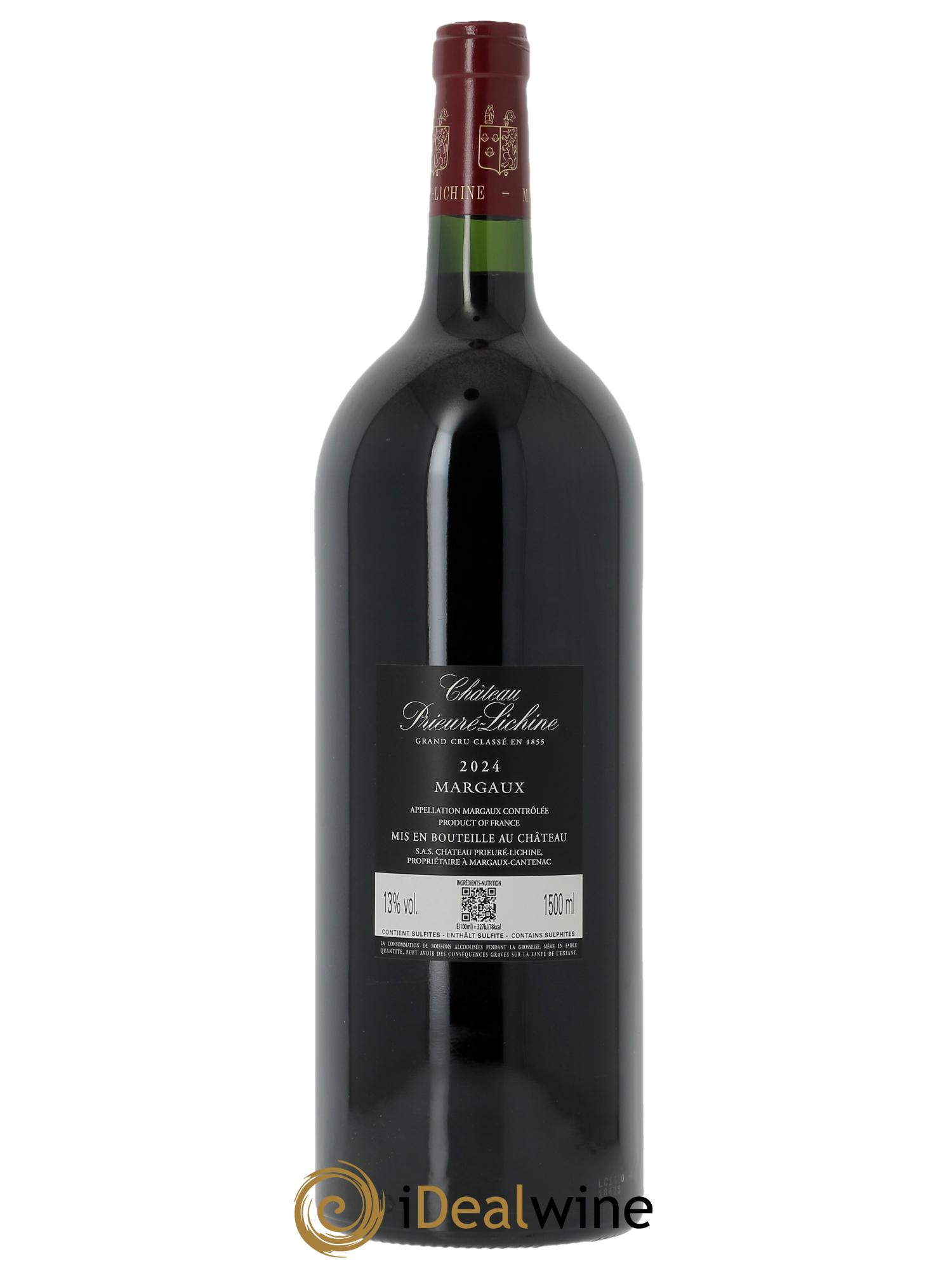 Château Prieuré Lichine 4ème Grand Cru Classé (CBO à partir de 6 mgs) 2024 - Lote de 1 Magnum - 1