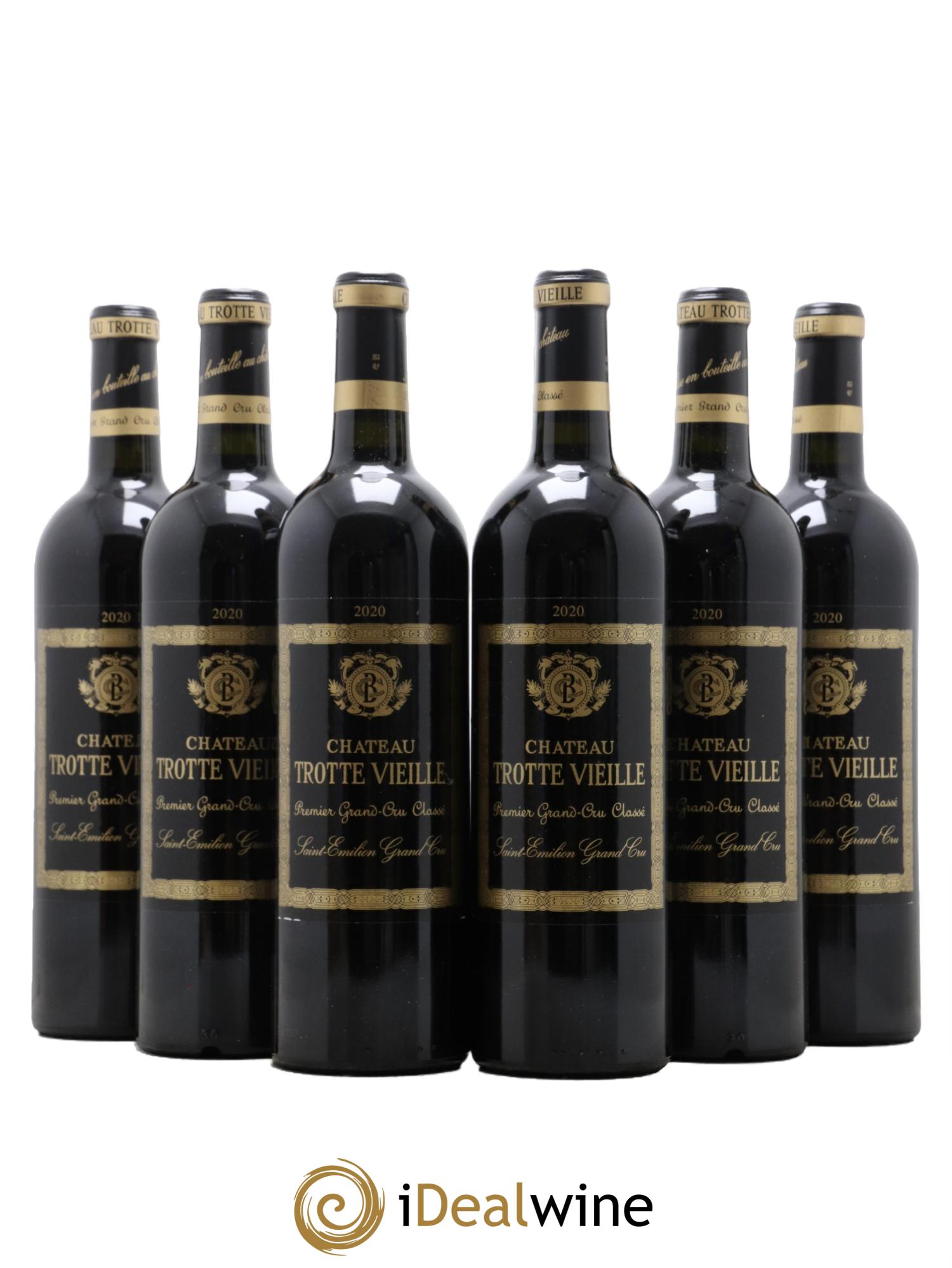 Château Trotte Vieille 1er Grand Cru Classé B 2020 - Lot de 6 bouteilles - 0