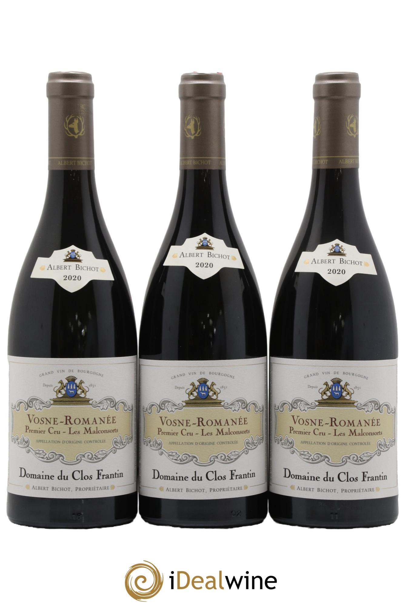 Vosne-Romanée 1er Cru Les Malconsorts Clos Frantin - Albert Bichot 2020 - Lot de 6 bouteilles - 1