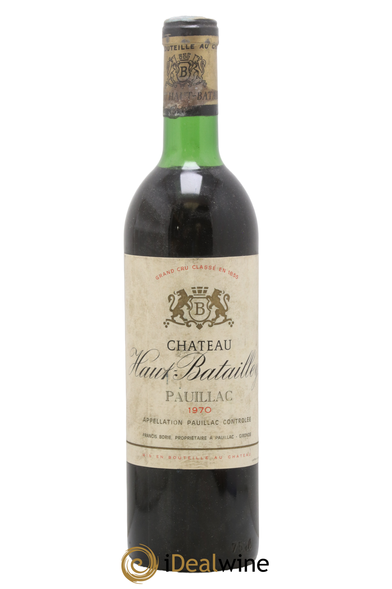 Château Haut Batailley 5ème Grand Cru Classé 1970 - Lot de 1 bouteille - 0