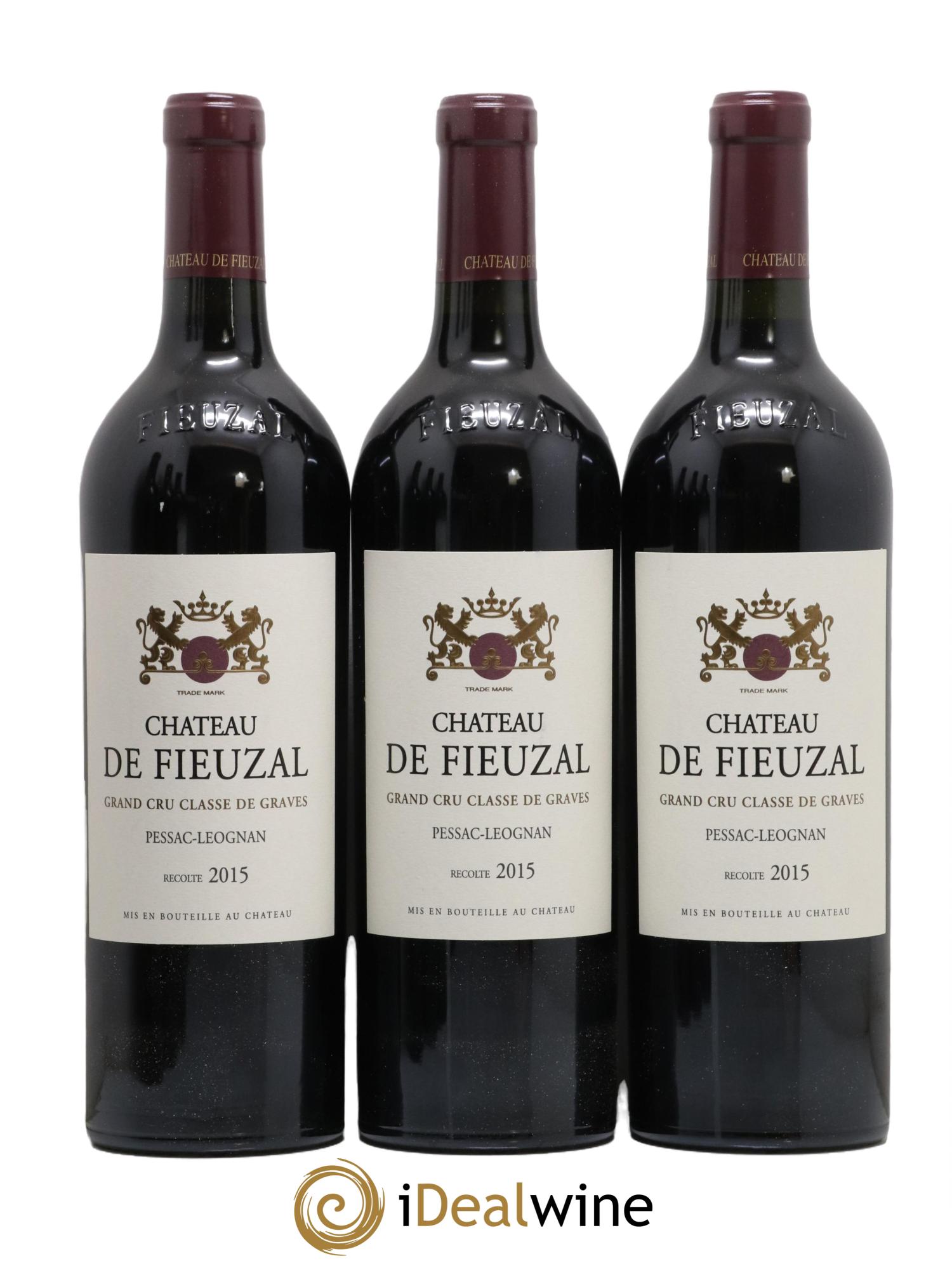 Château de Fieuzal Cru Classé de Graves 2015 - Lot de 6 bouteilles - 1