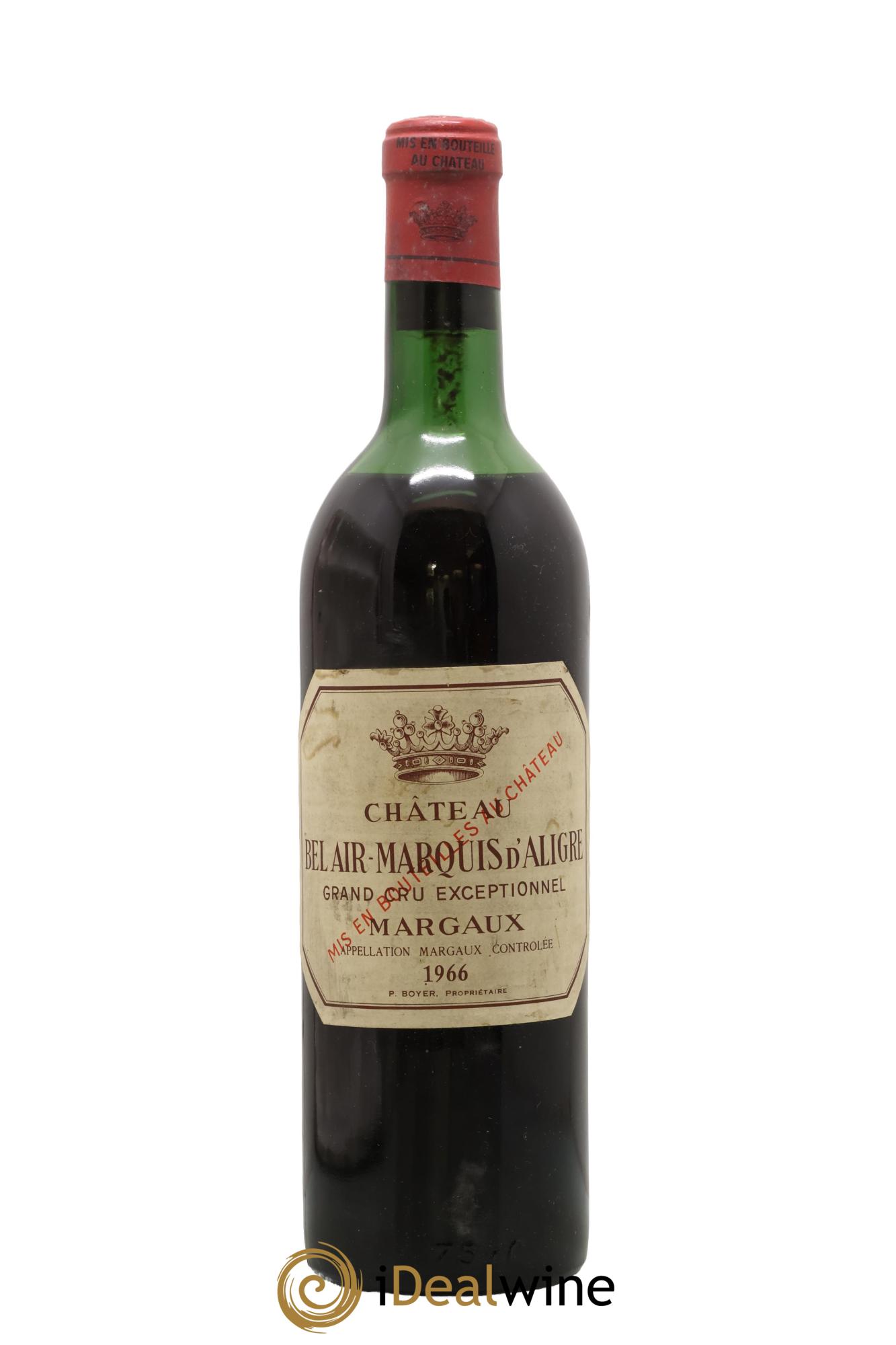 Château Bel Air Marquis d'Aligre 1966 - Lot of 1 bottle - 0