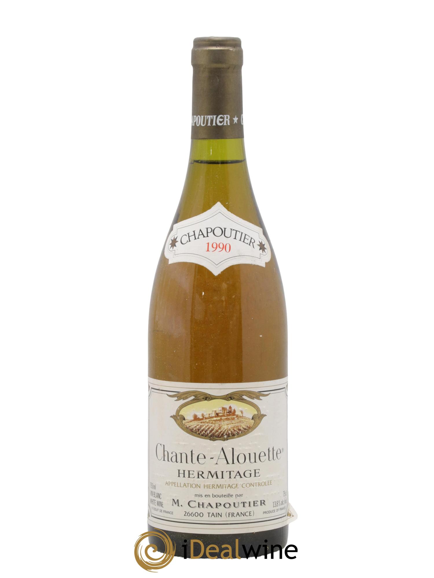 Hermitage Chante Alouette Chapoutier 1990 - Posten von 1 Flasche - 0