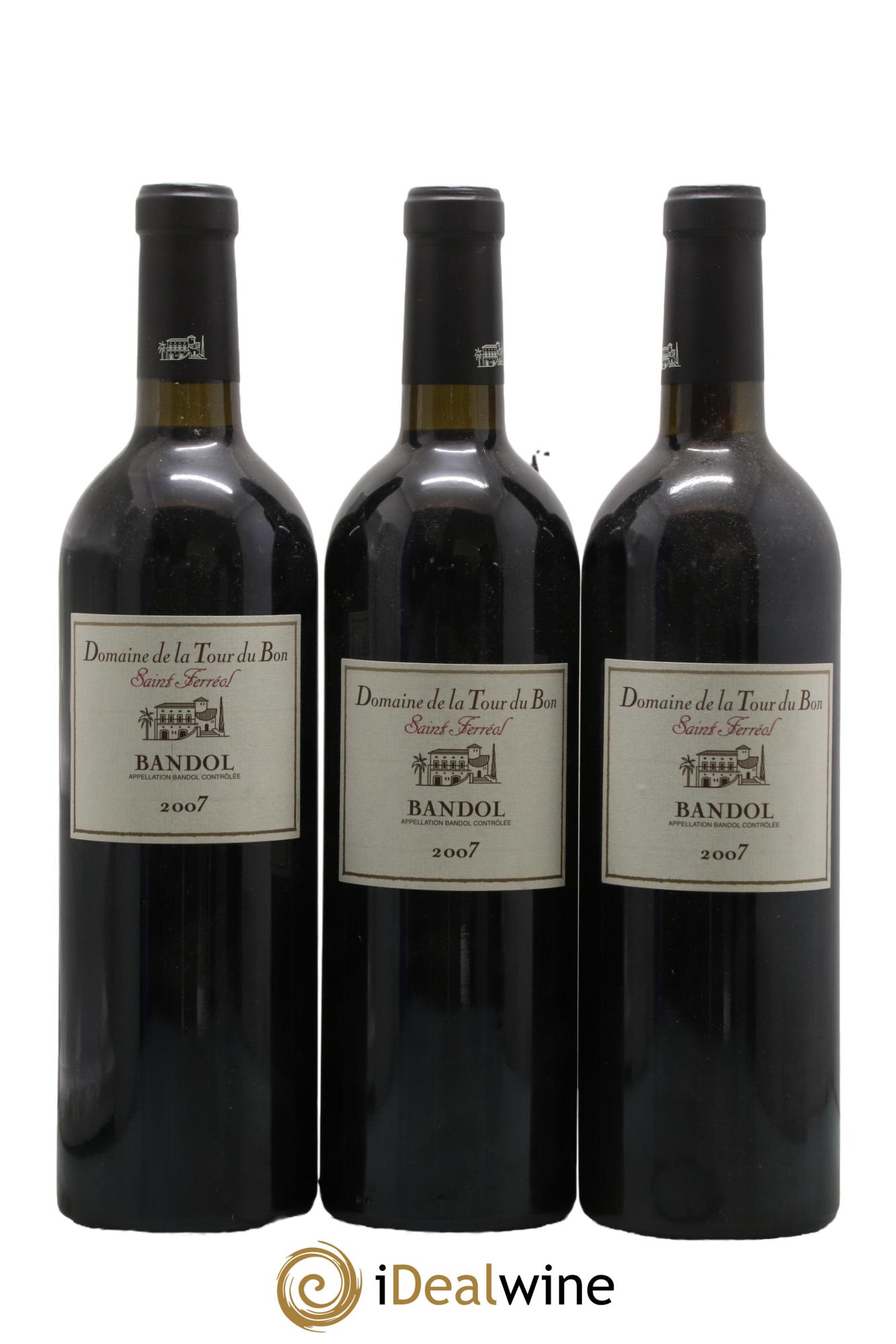 Bandol La Tour du Bon Saint Ferréol Agnès Henry 2007 - Posten von 3 Flaschen - 0