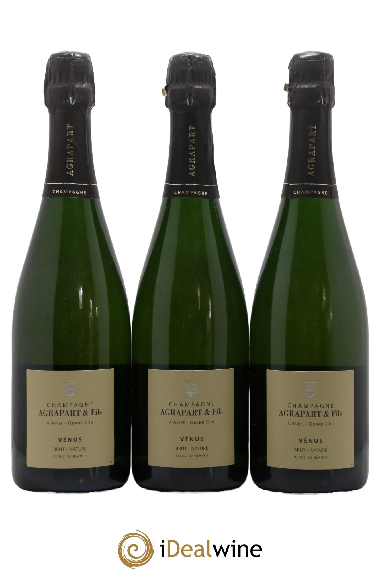 Vénus Blanc de Blancs Brut Nature Pascal Agrapart 2010 - Lot de 3 bouteilles - 0