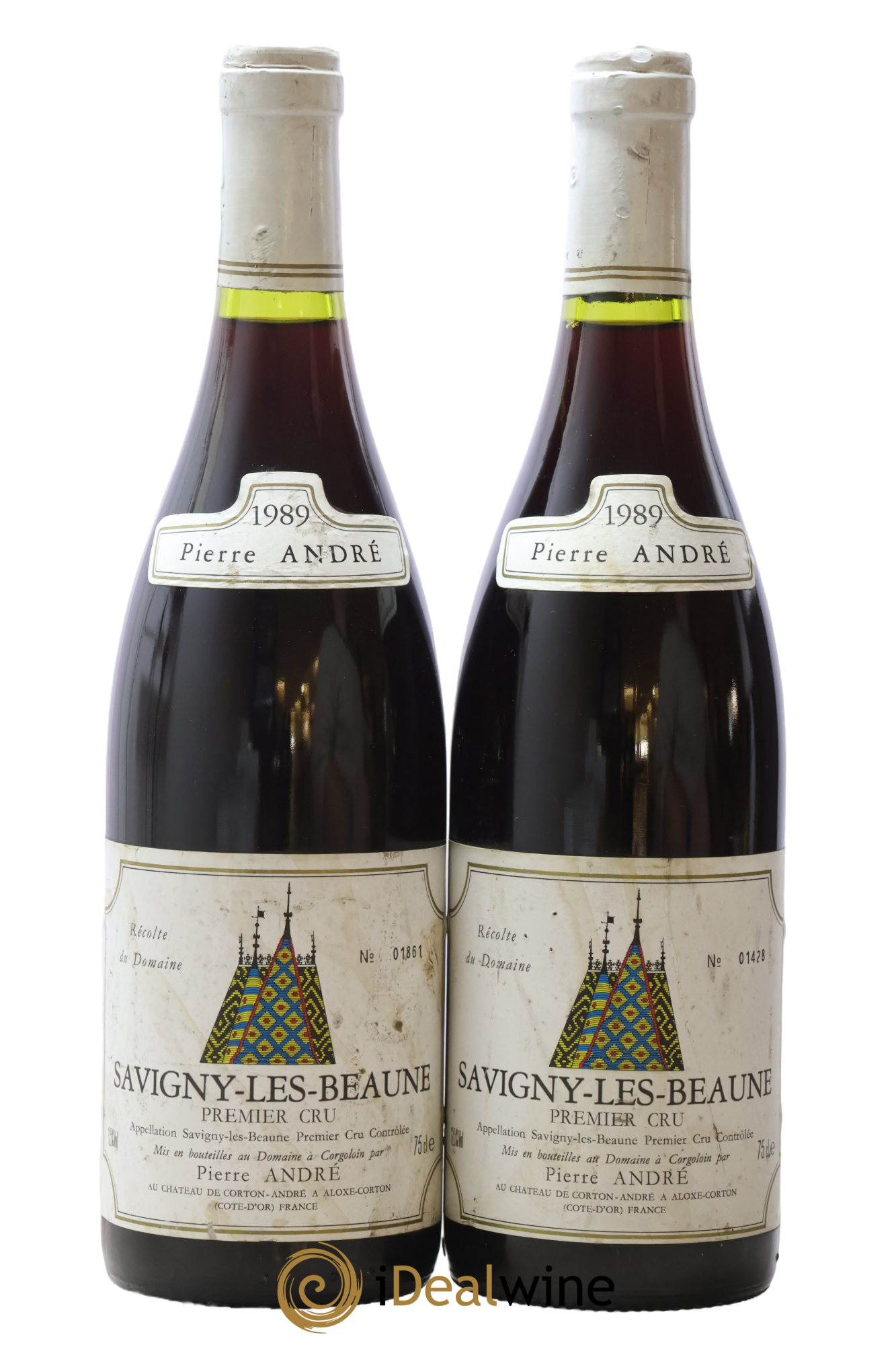 Savigny-lès-Beaune 1er Cru Pierre André 1989 - Lot de 2 bouteilles - 0