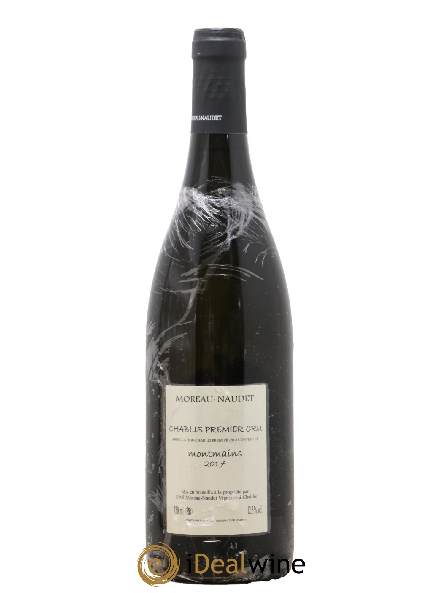Chablis 1er Cru Montmains Moreau-Naudet 2017 - Lot of 1 bottle - 1