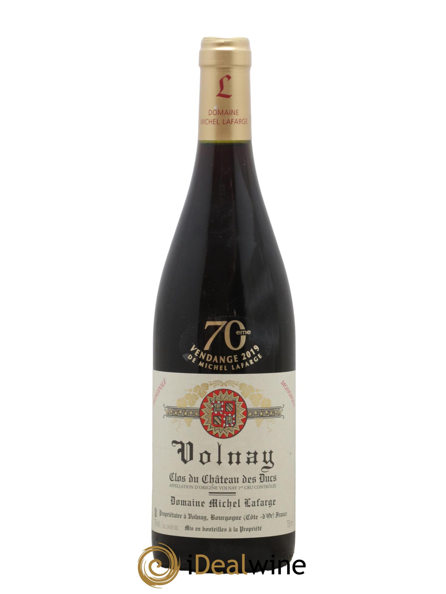 Volnay 1er Cru Clos du Château des Ducs Lafarge (Domaine) 2019 - Lot de 1 bouteille - 0