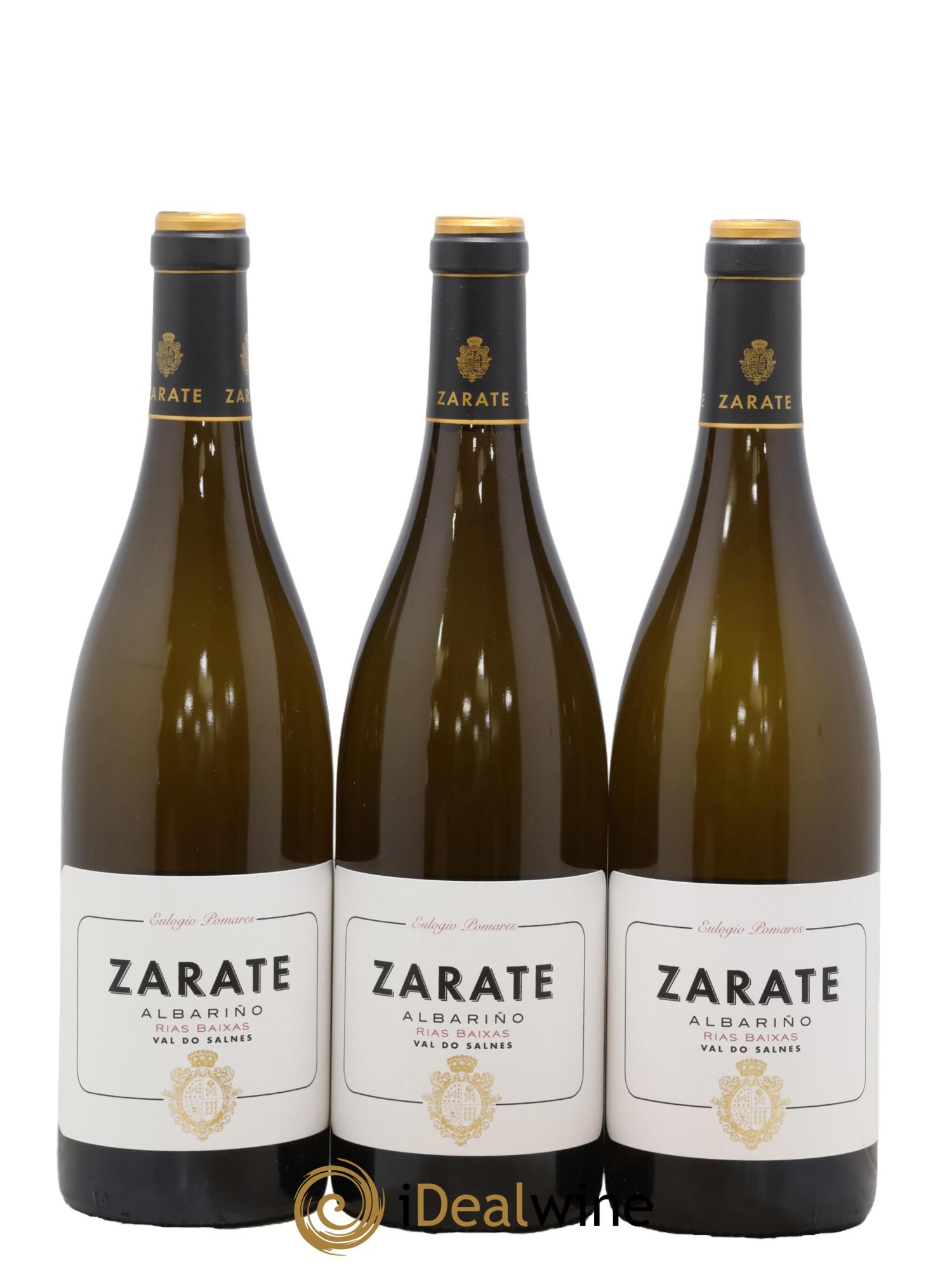 Rias Baixas Albarino Zarate 2023 - Lot de 3 bouteilles - 0