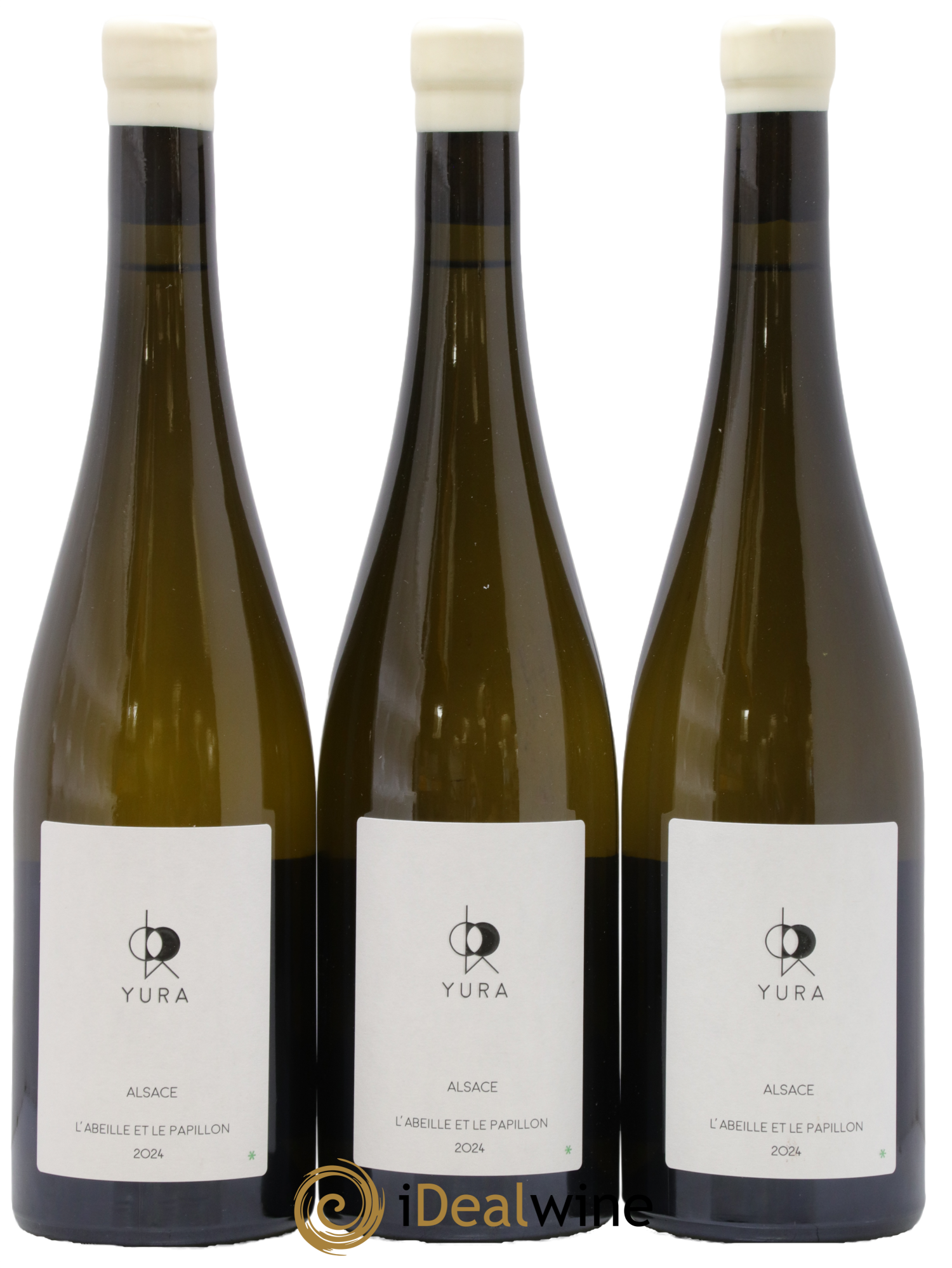 Alsace L'abeille et le papillon Jintaro Yura 2024 - Lot de 3 bouteilles - 0