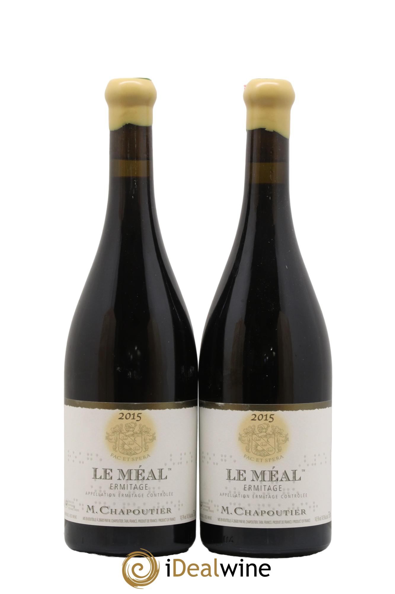 Hermitage Ermitage Le Méal Chapoutier 2015 - Lotto di 2 bottiglie - 1