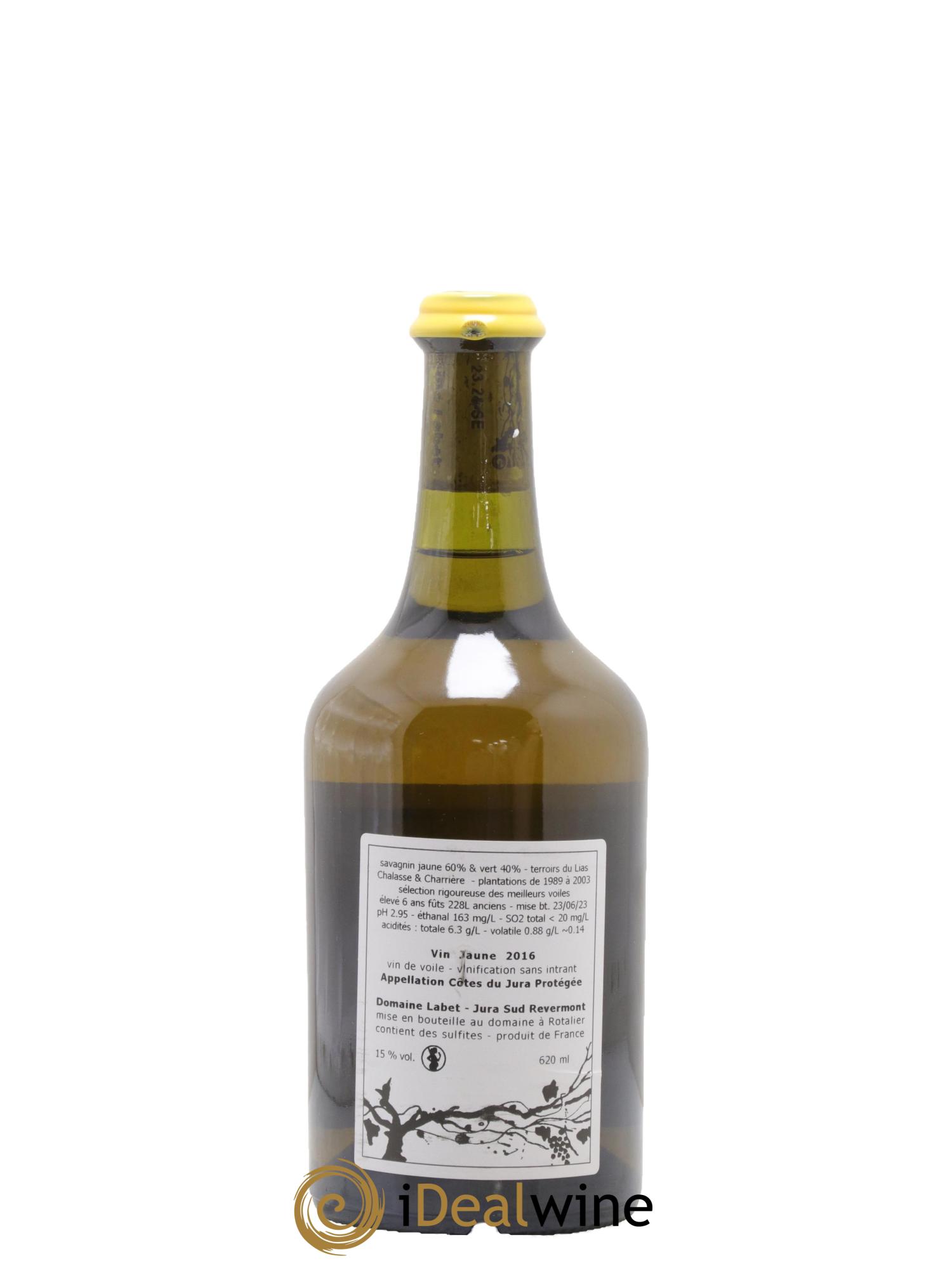 Côtes du Jura Vin Jaune Romain - Julien - Charline Labet 2016 - Lot de 1 clavelin - 1