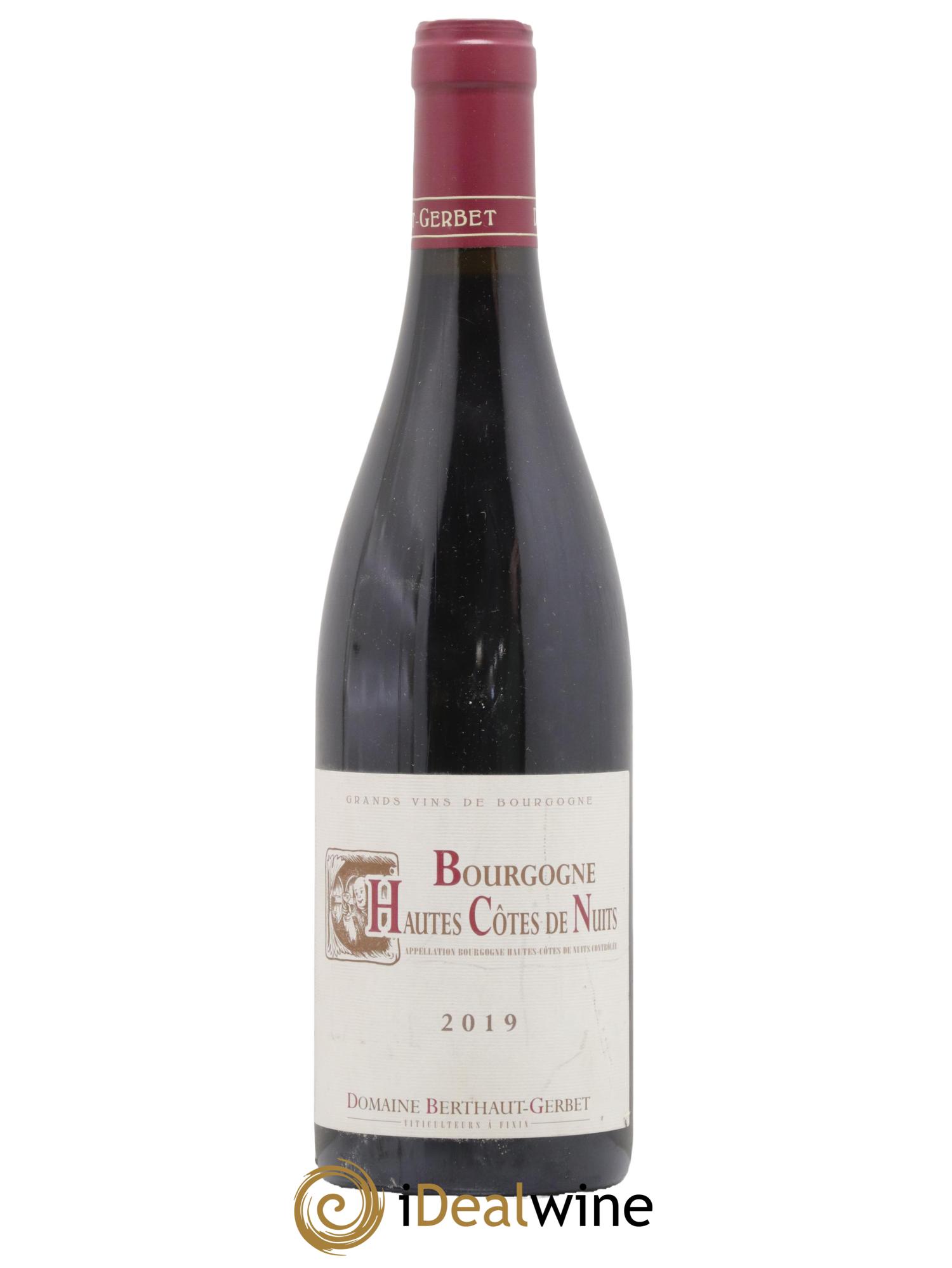Hautes-Côtes de Nuits Domaine Berthaud Gerbet 2019 - Lot de 1 bouteille - 0