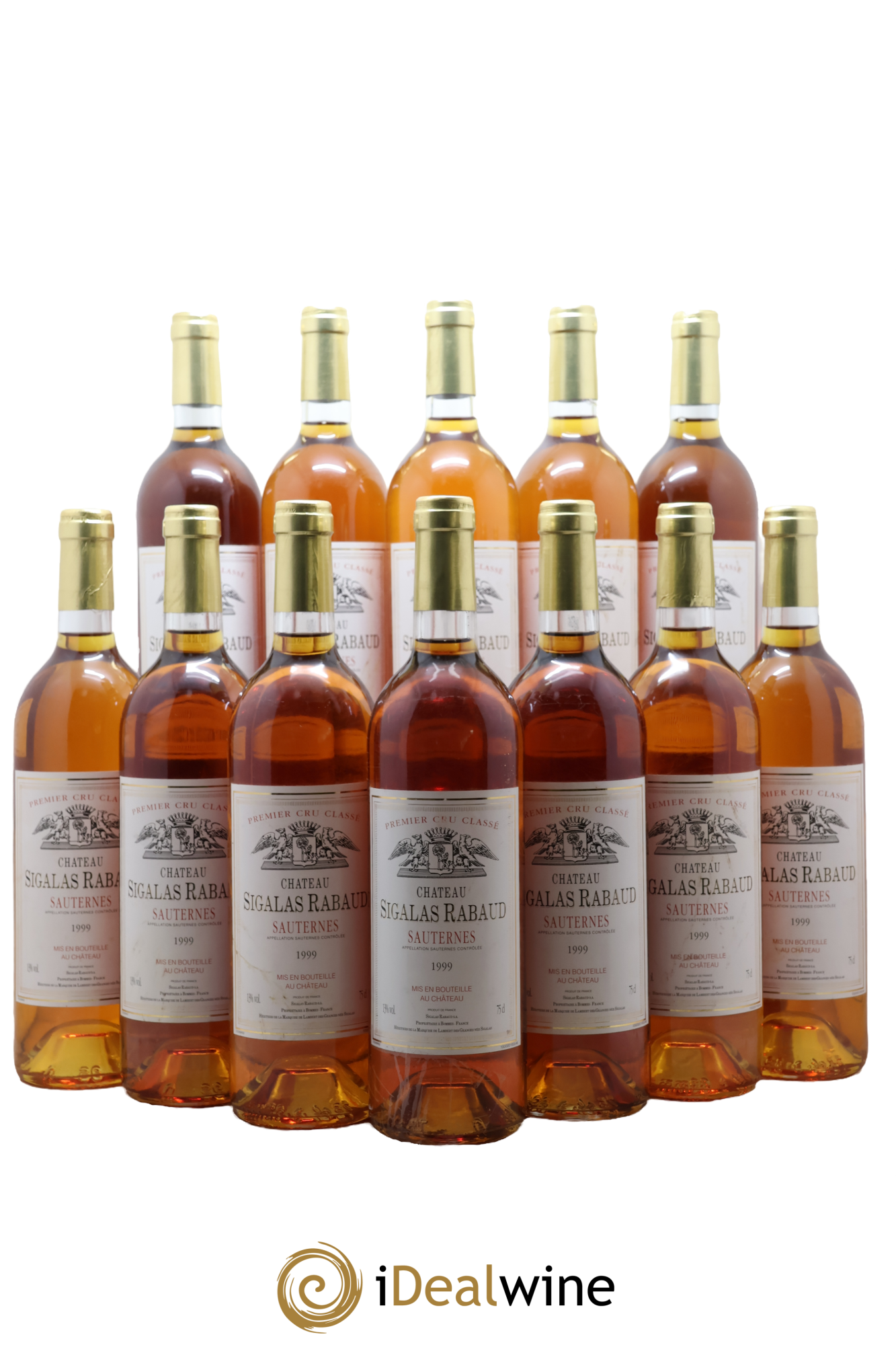 Château Sigalas Rabaud 1er Grand Cru Classé 1999 - Lot de 12 bouteilles - 0