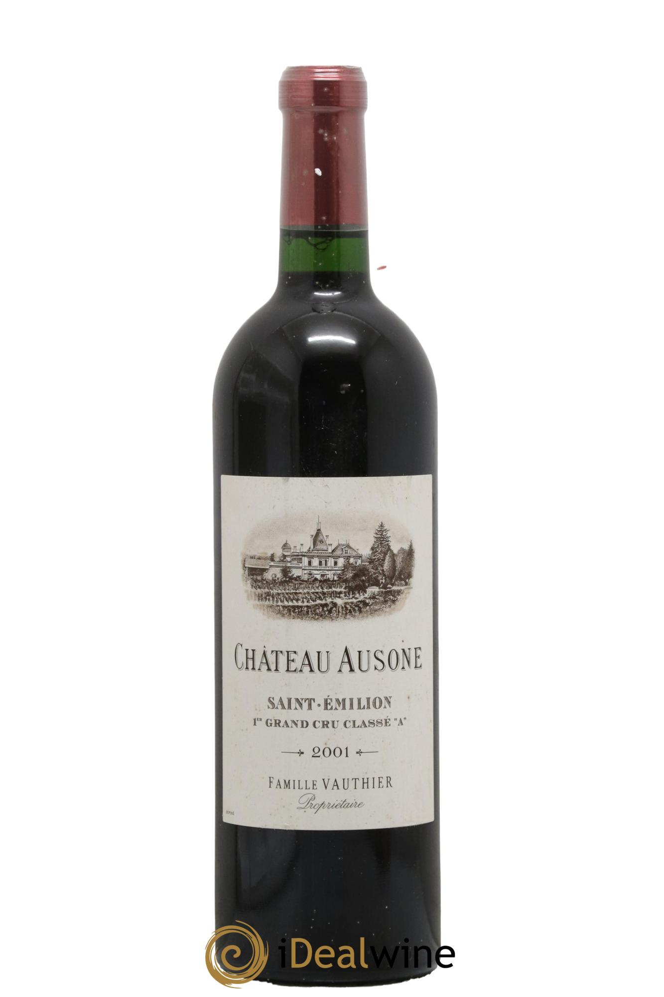 Château Ausone 1er Grand Cru Classé A 2001 - Lot de 1 bouteille - 0