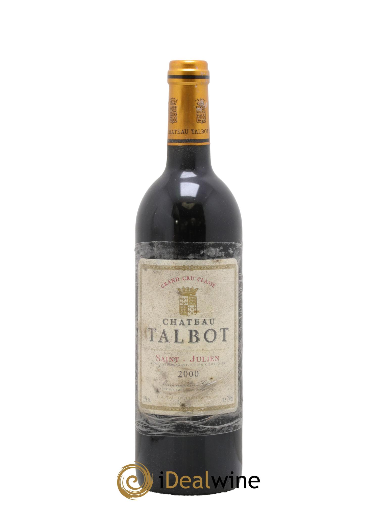 Château Talbot 4ème Grand Cru Classé 2000 - Posten von 1 Flasche - 0