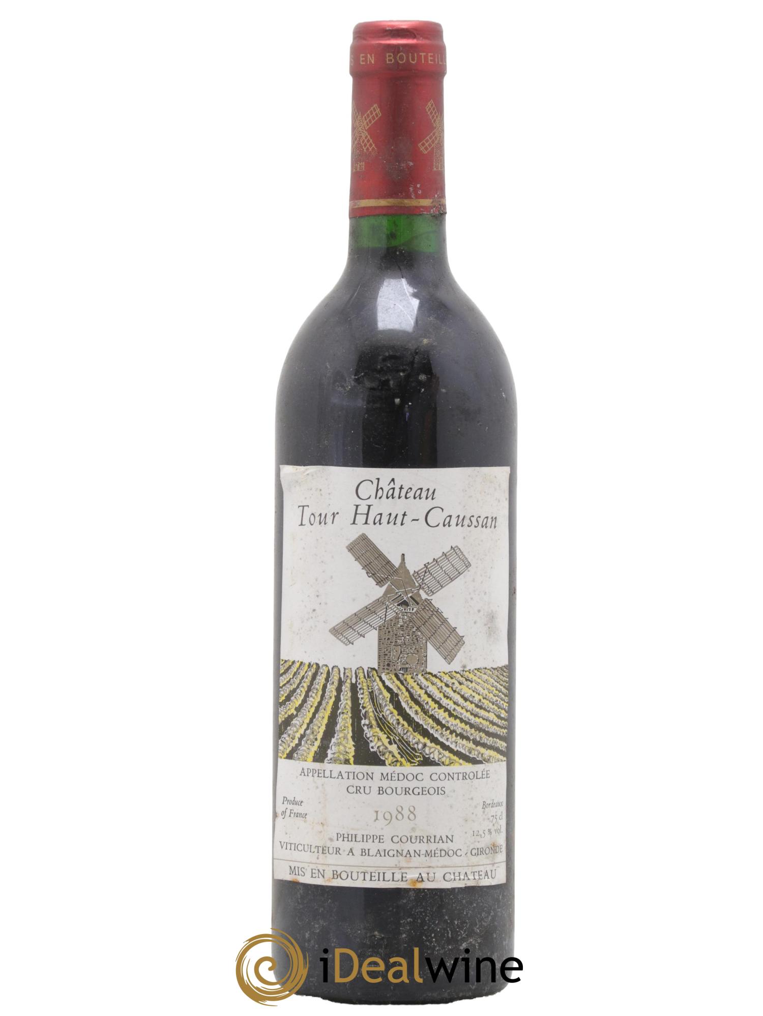Château Tour Haut-Caussan Cru Bourgeois 1988 - Lot de 1 bouteille - 0
